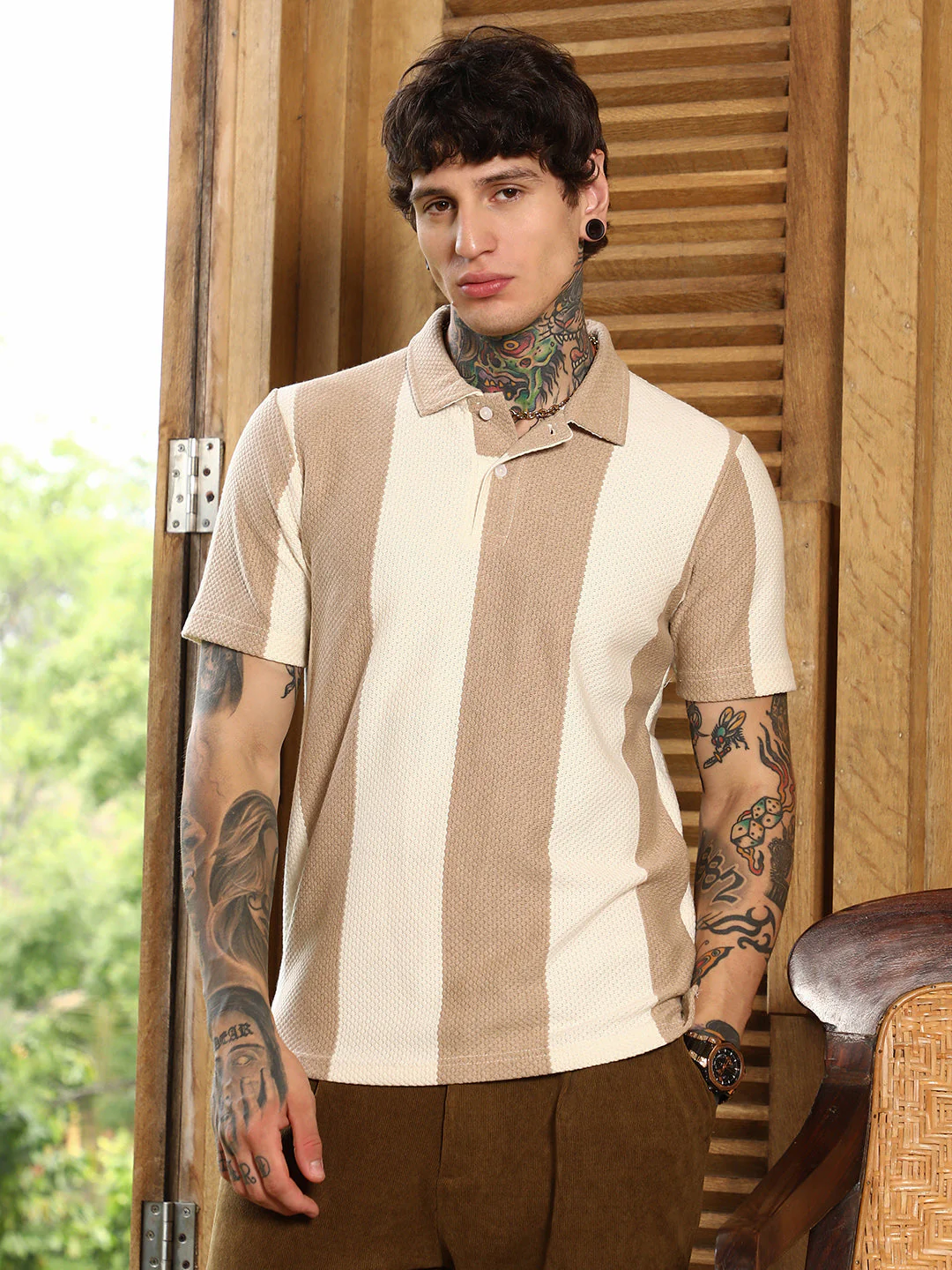 Awning-Tactile Polo T-Shirt - Image 2