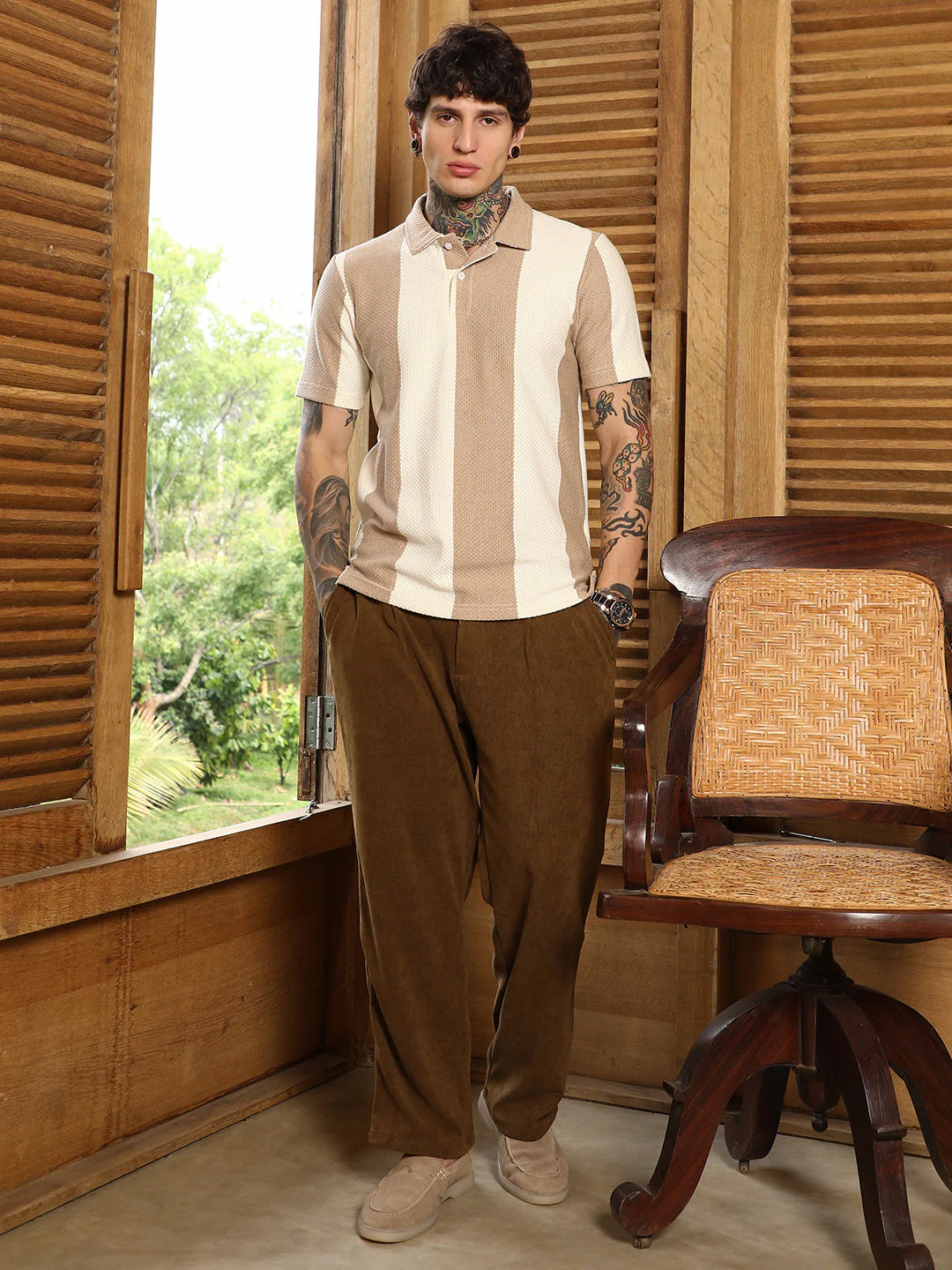 Awning-Tactile Polo T-Shirt - Image 5