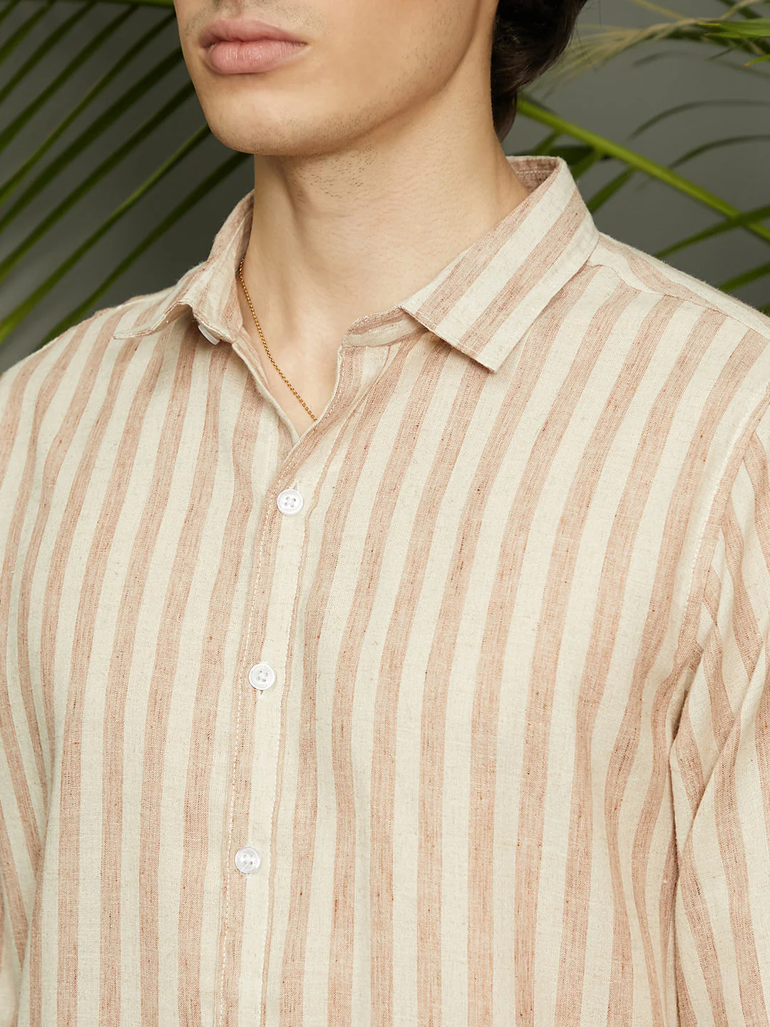Heathered-Stripe Shirt - Image 7