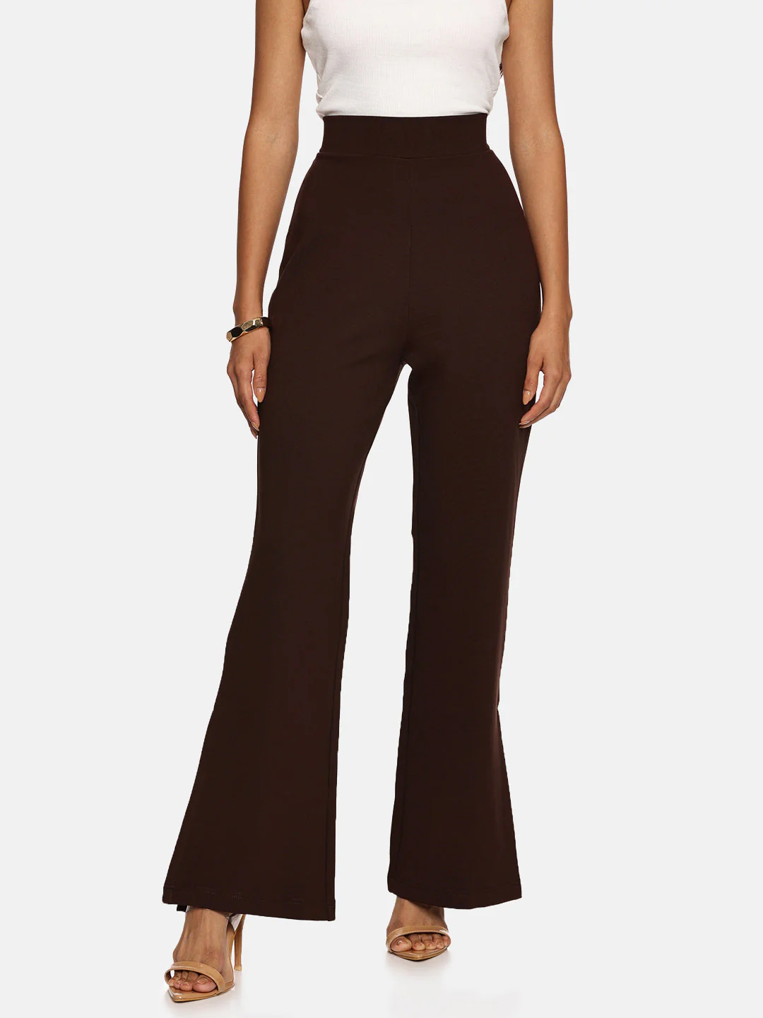 IS.U Mocha Flared Slit Pant - Image 2