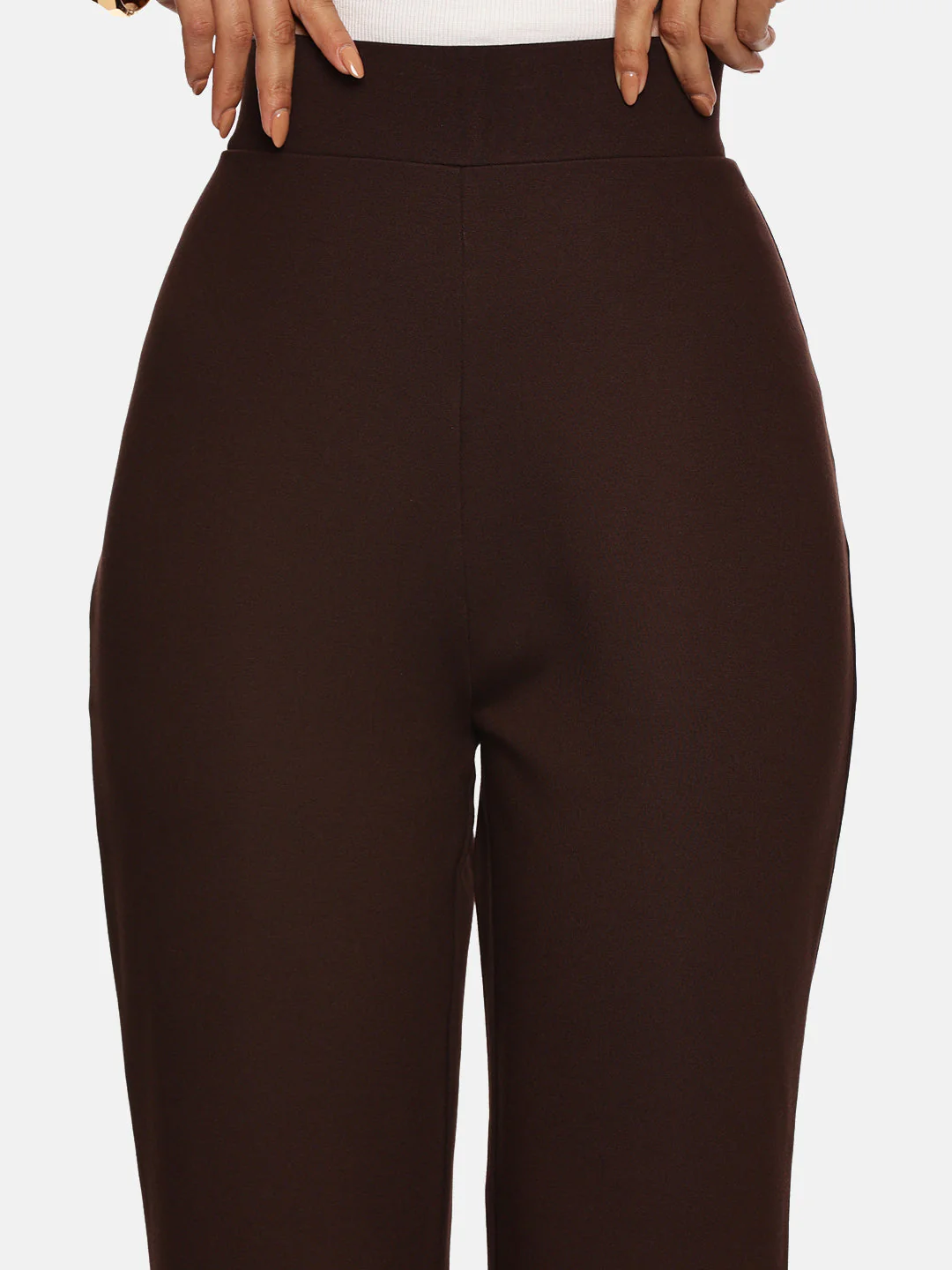 IS.U Mocha Flared Slit Pant - Image 5
