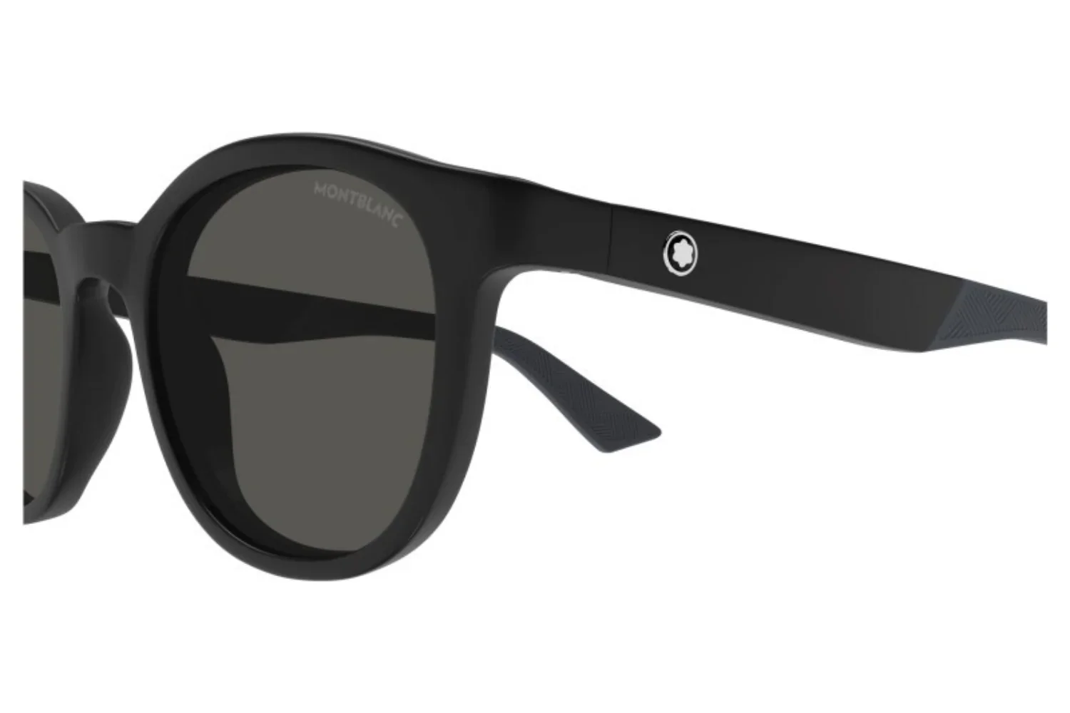 Mont Blanc Black Round Sunglasses - Image 3