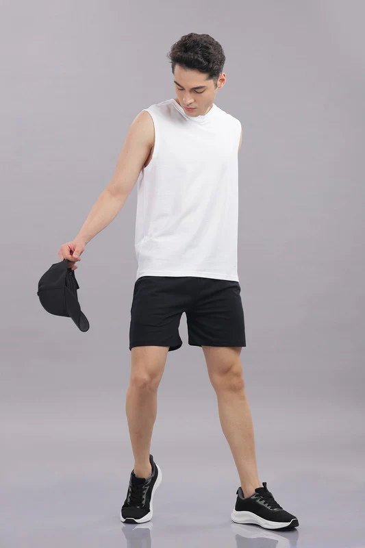 Funny Tales Black Shorts for Men - Image 3