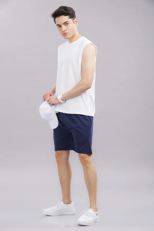Funny Tales Navy Blue Shorts for Men - Image 8
