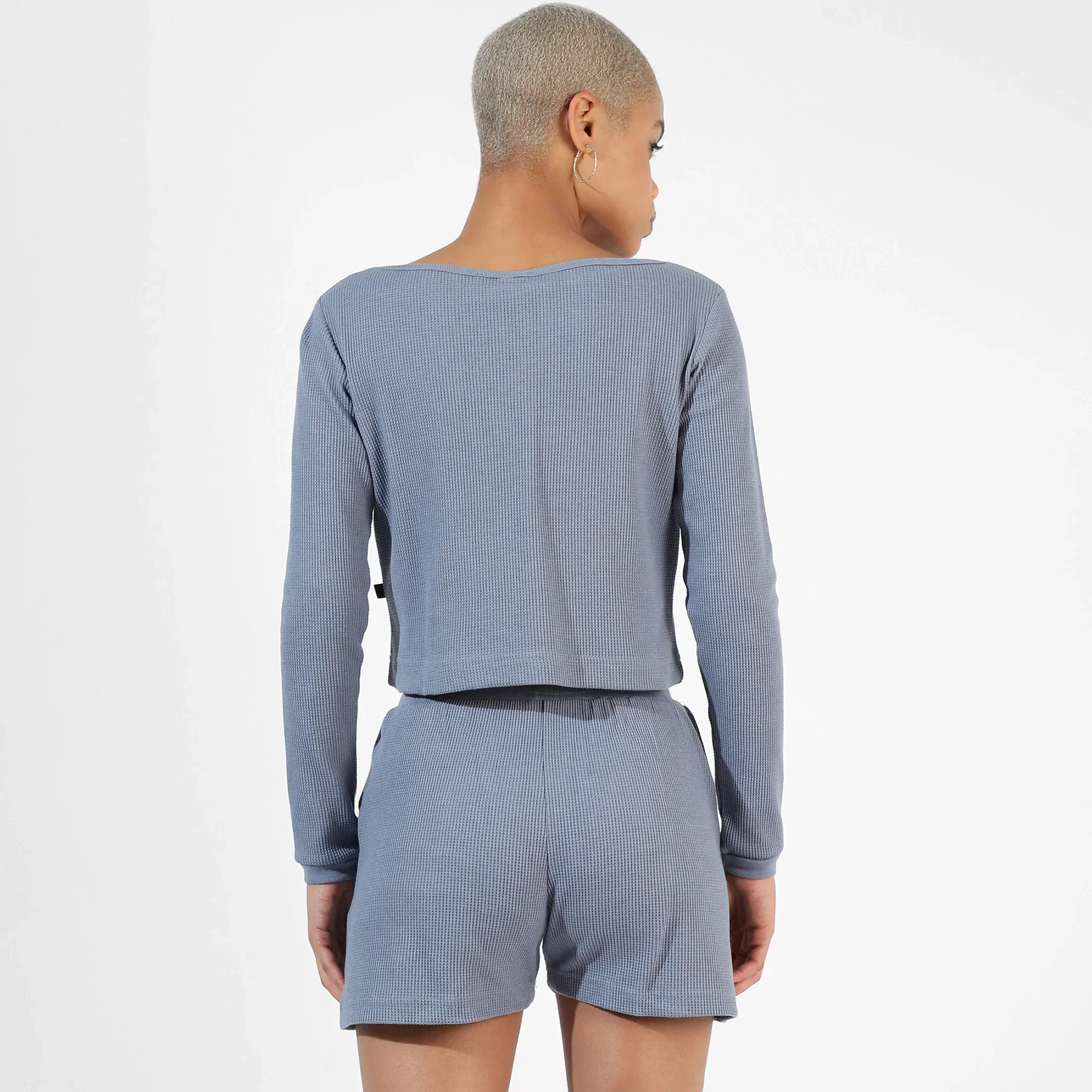 SOLID BLUE CO-ORDS SET - Image 4