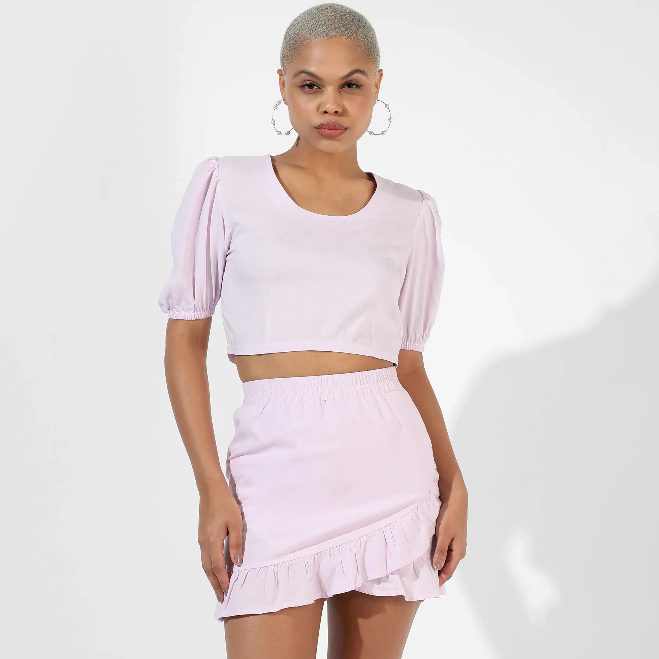 SOLID PINK CO-ORDS SET - Image 2