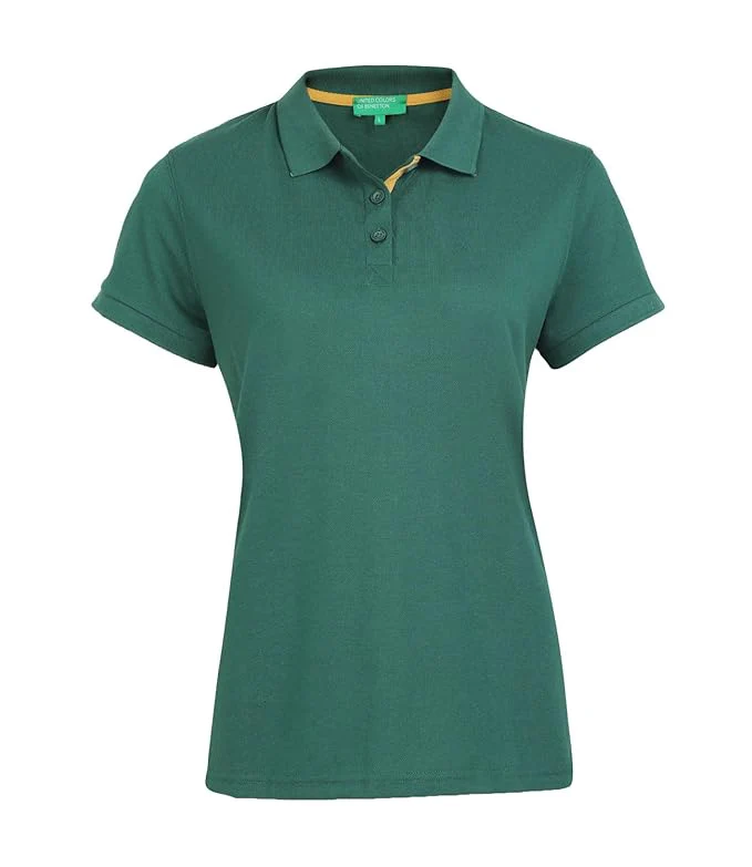 Plain Stylish Regular Fit Polo T-Shirt - Image 5