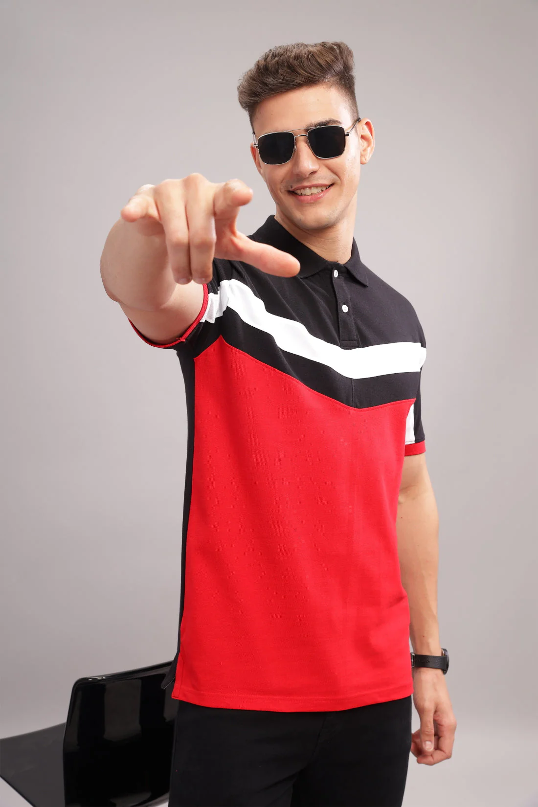 Cotton Polo T-shirt - Image 5