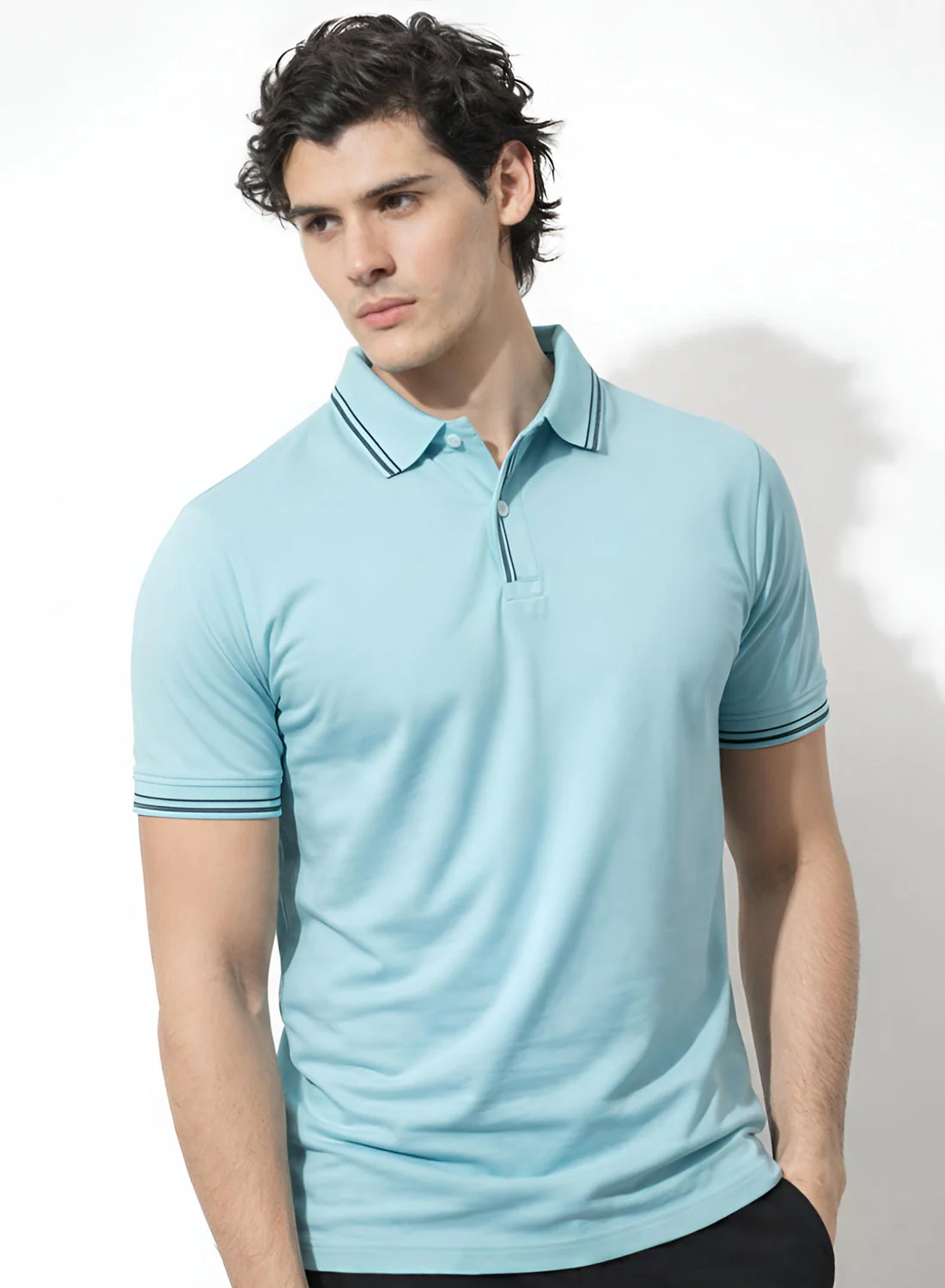 Adro Cotton Polo T Shirt for men - Image 3