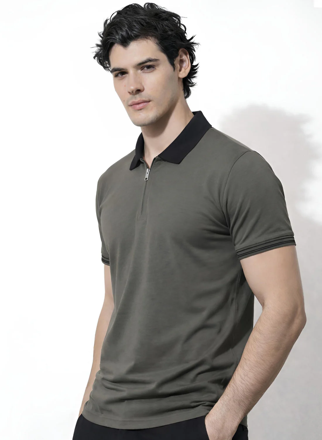 Adro Cotton Polo T Shirt for men - Image 3