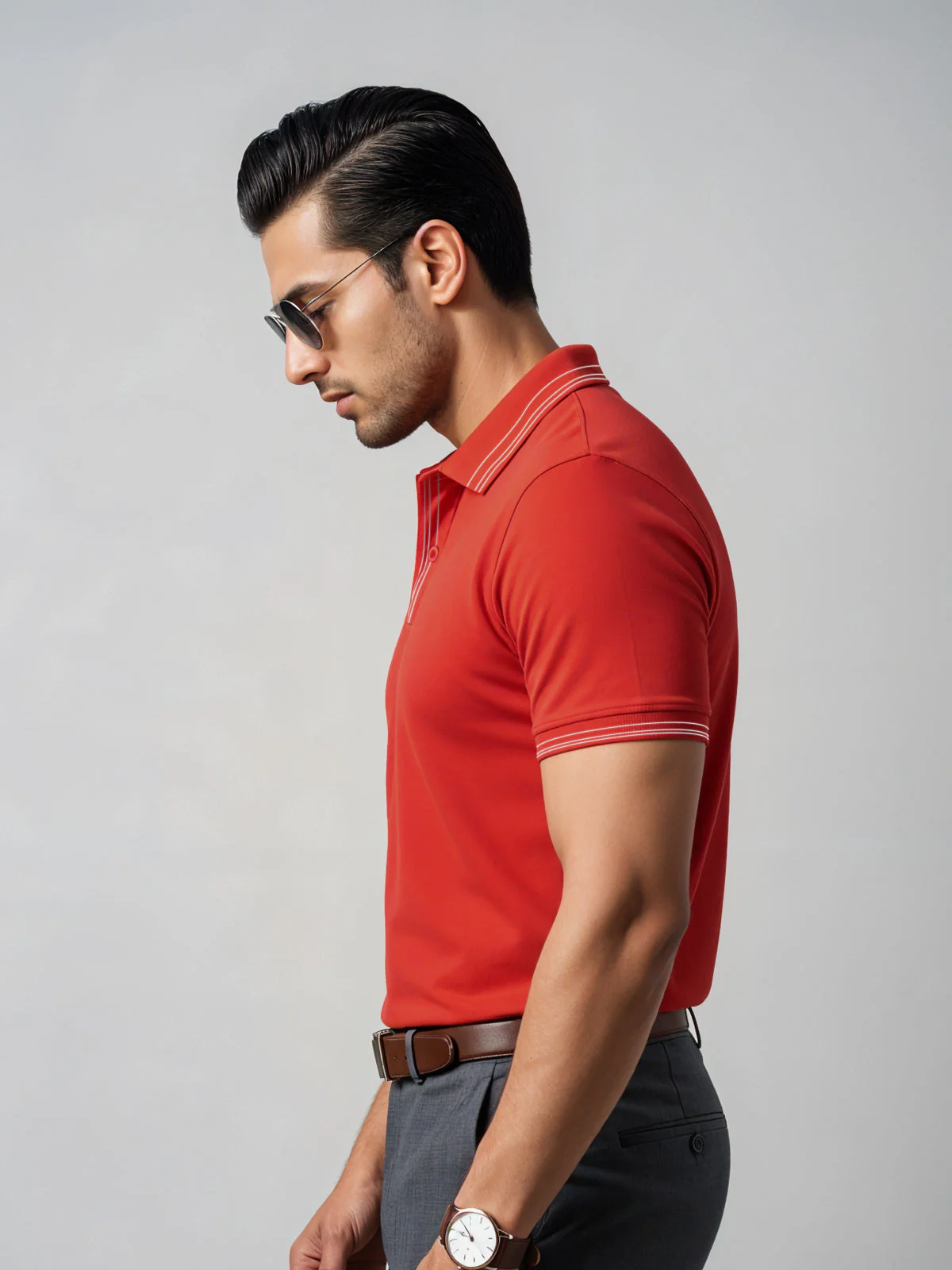 Black Polo T-shirt - Image 25