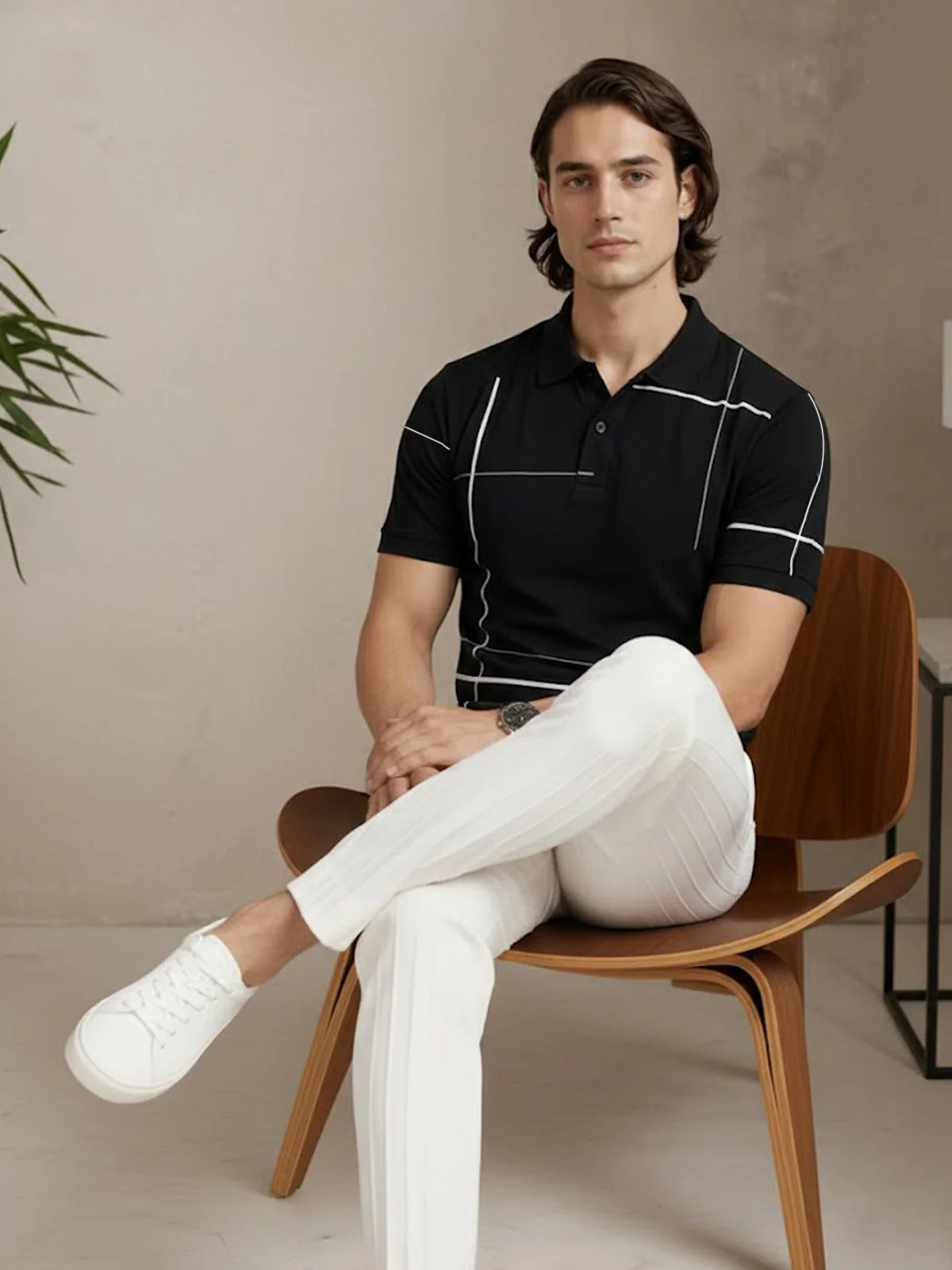 Adro Cotton Polo T Shirt for men - Image 6