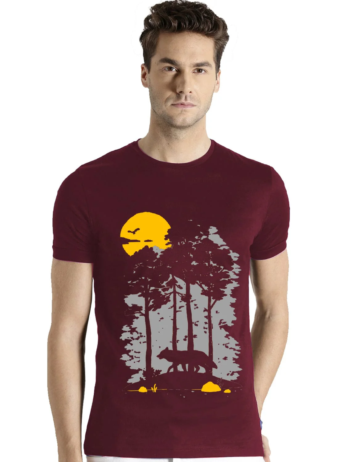Sun Printed Cotton T-Shirt - Image 6