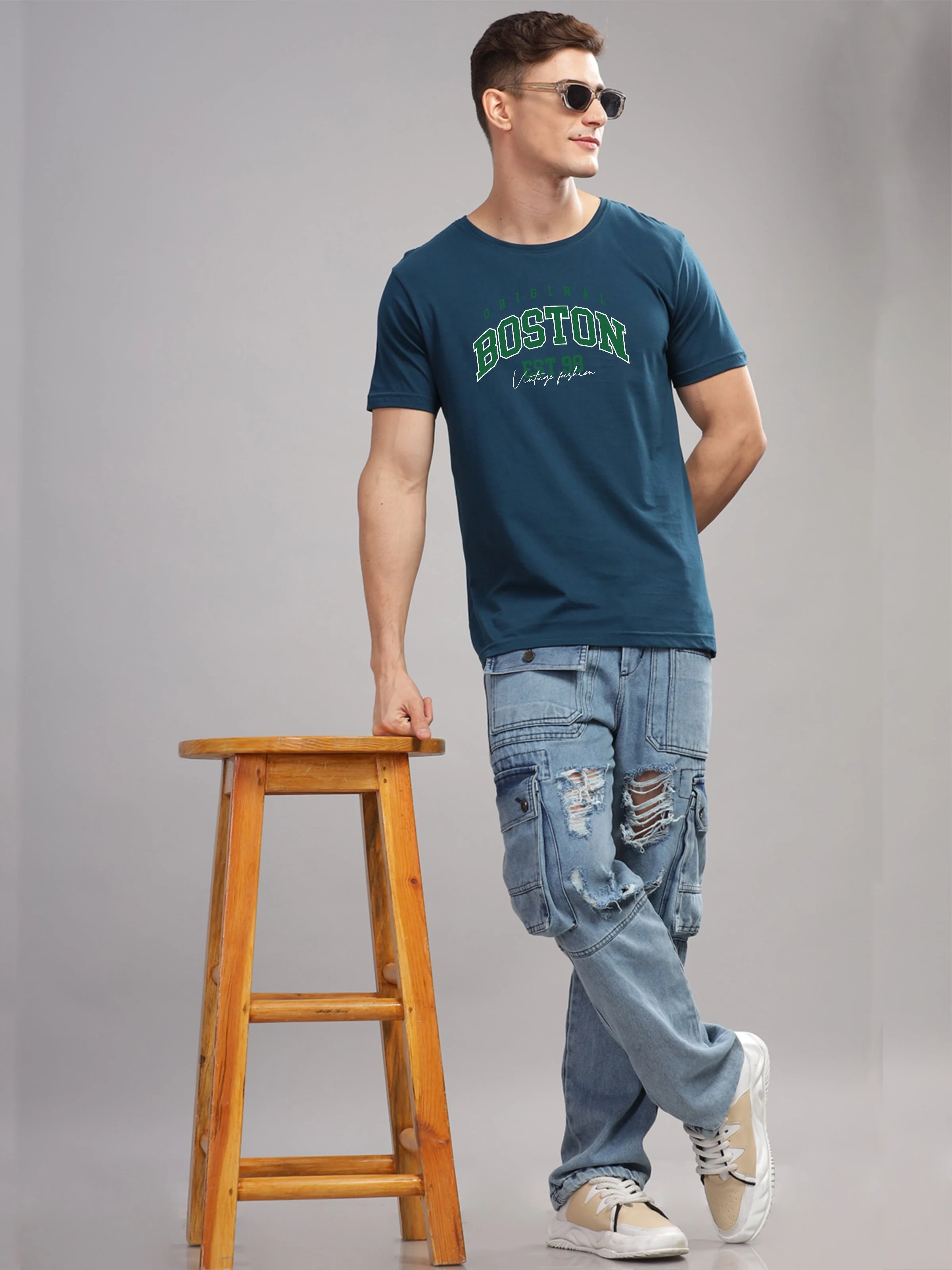 Premium Cotton Graphic Printed Tshirt - Image 70