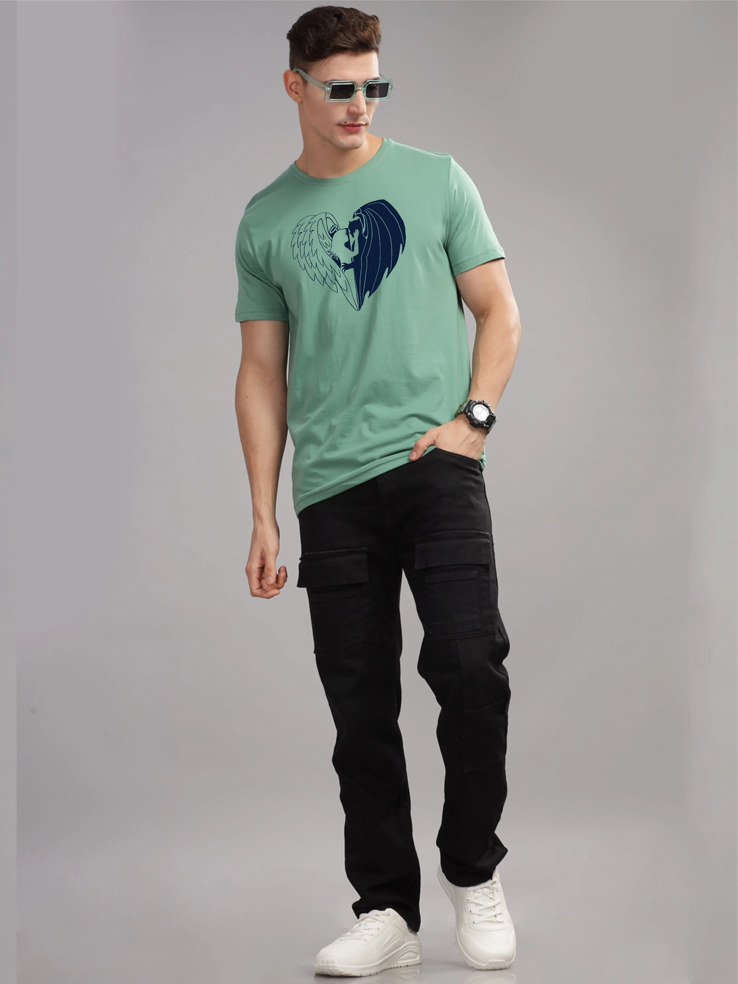 Premium Cotton Graphic Printed Tshirt - Image 44