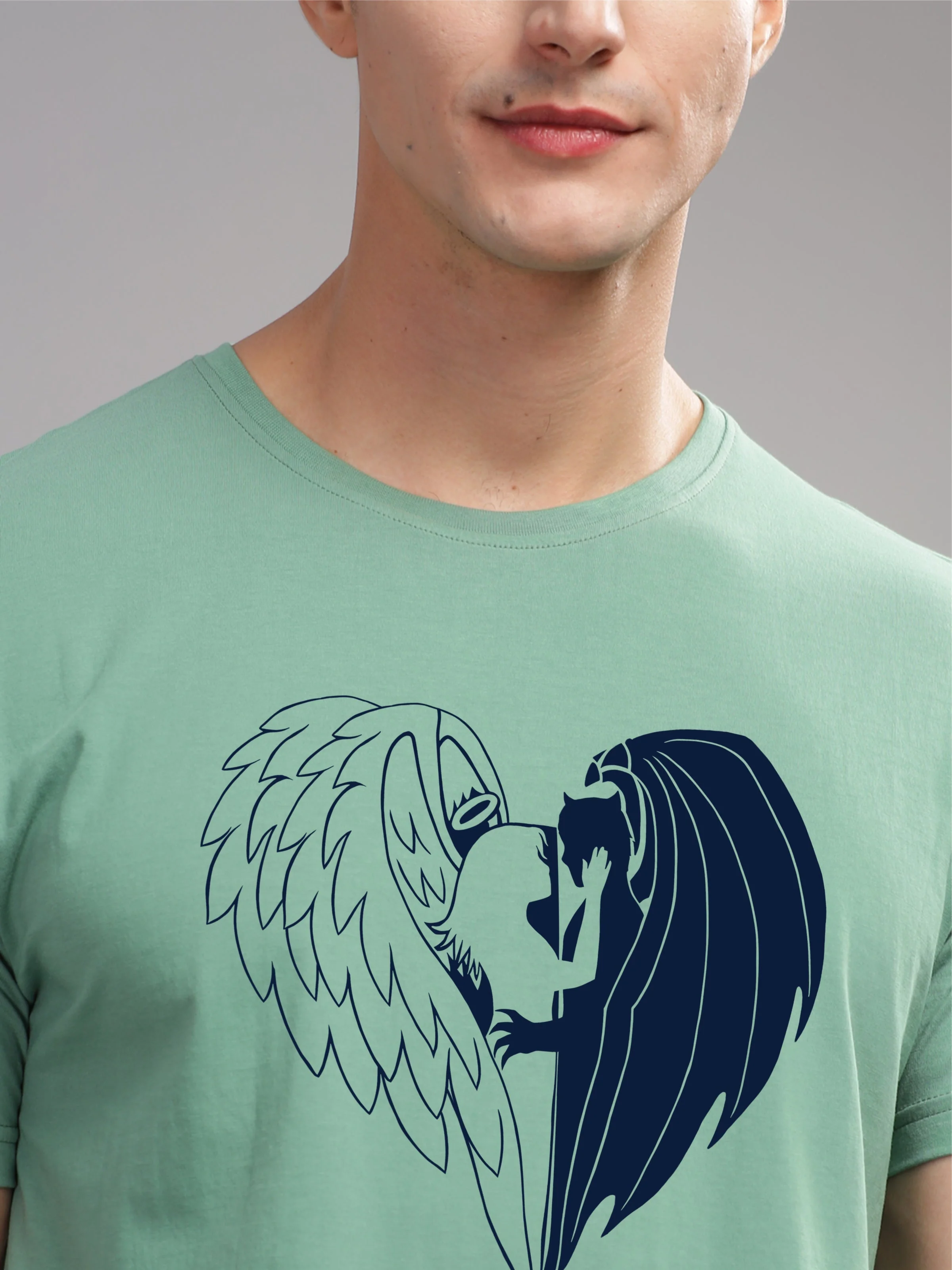 Premium Cotton Graphic Printed Tshirt - Image 47