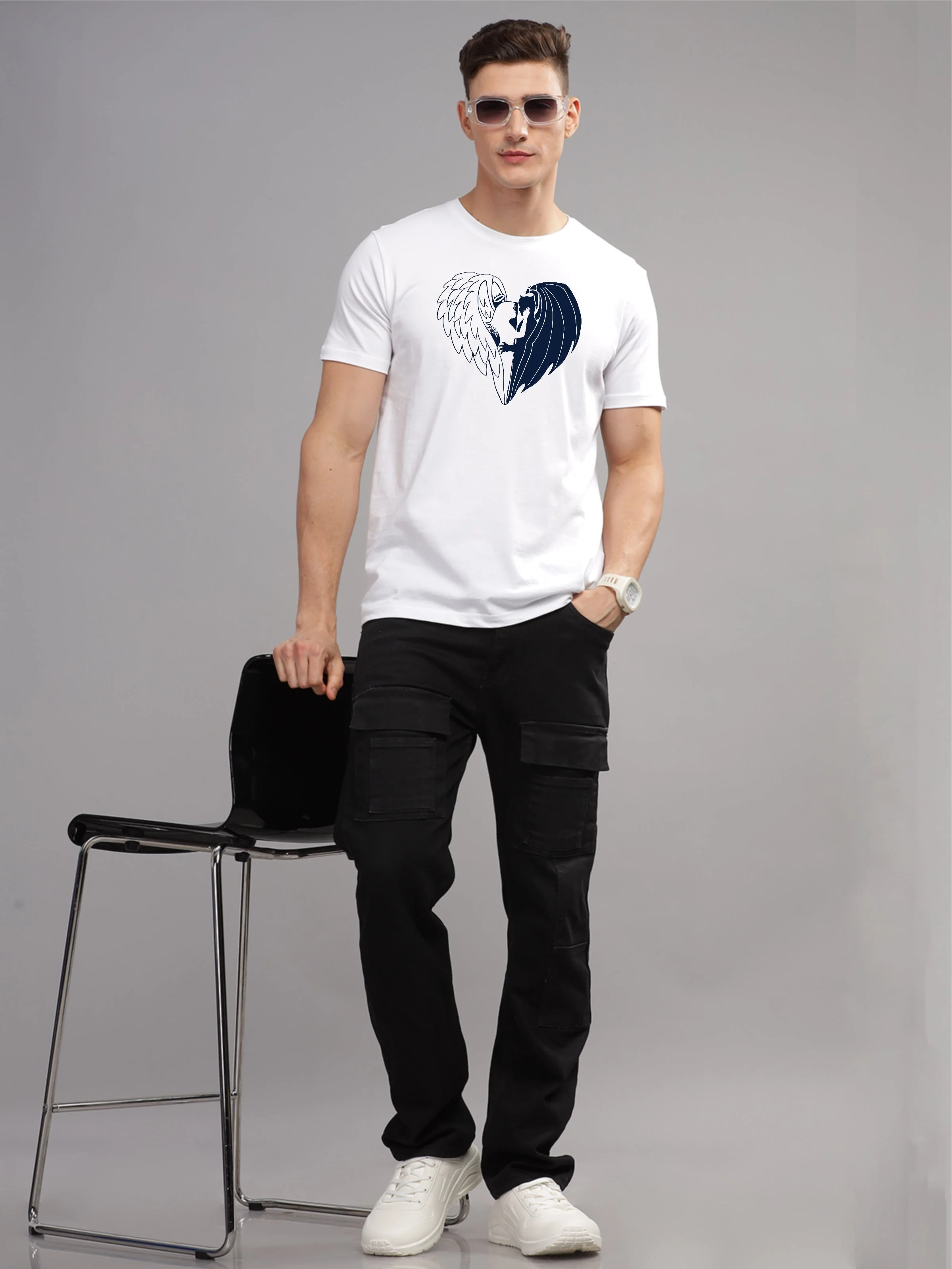 Premium Cotton Graphic Printed Tshirt - Image 75