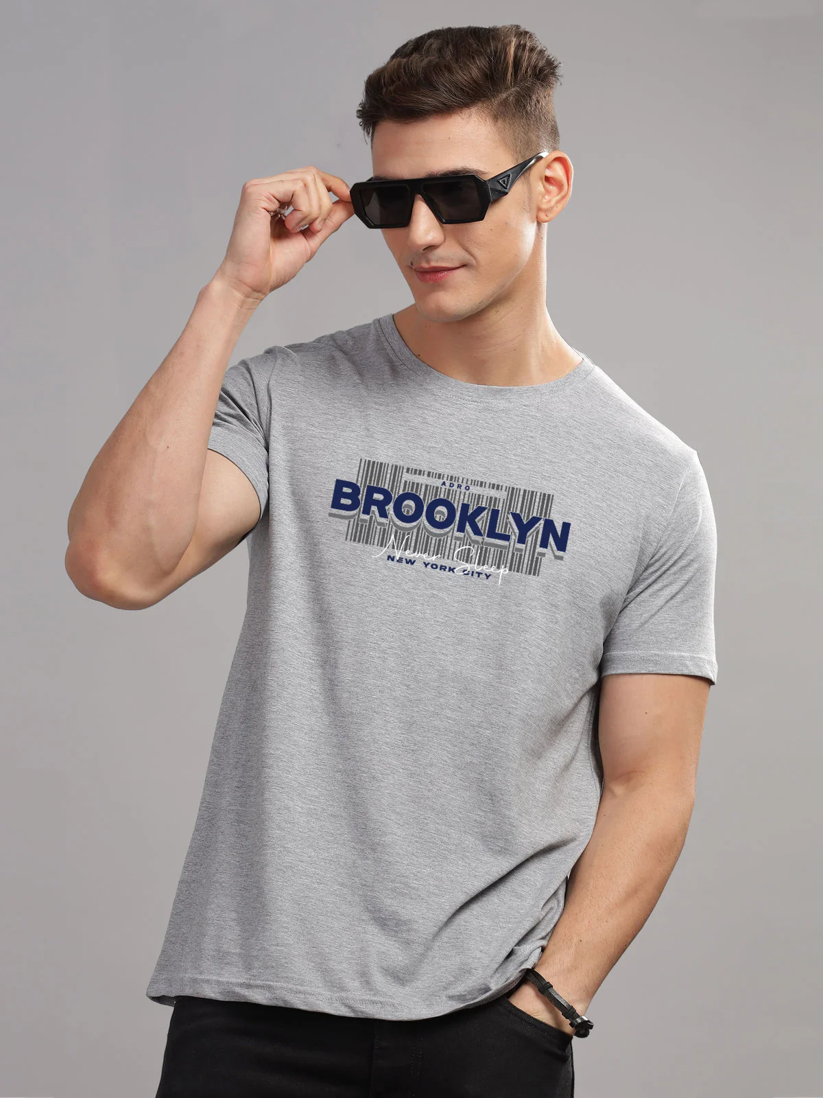 Lycra Cotton Regular Fit T-Shirt - Image 15