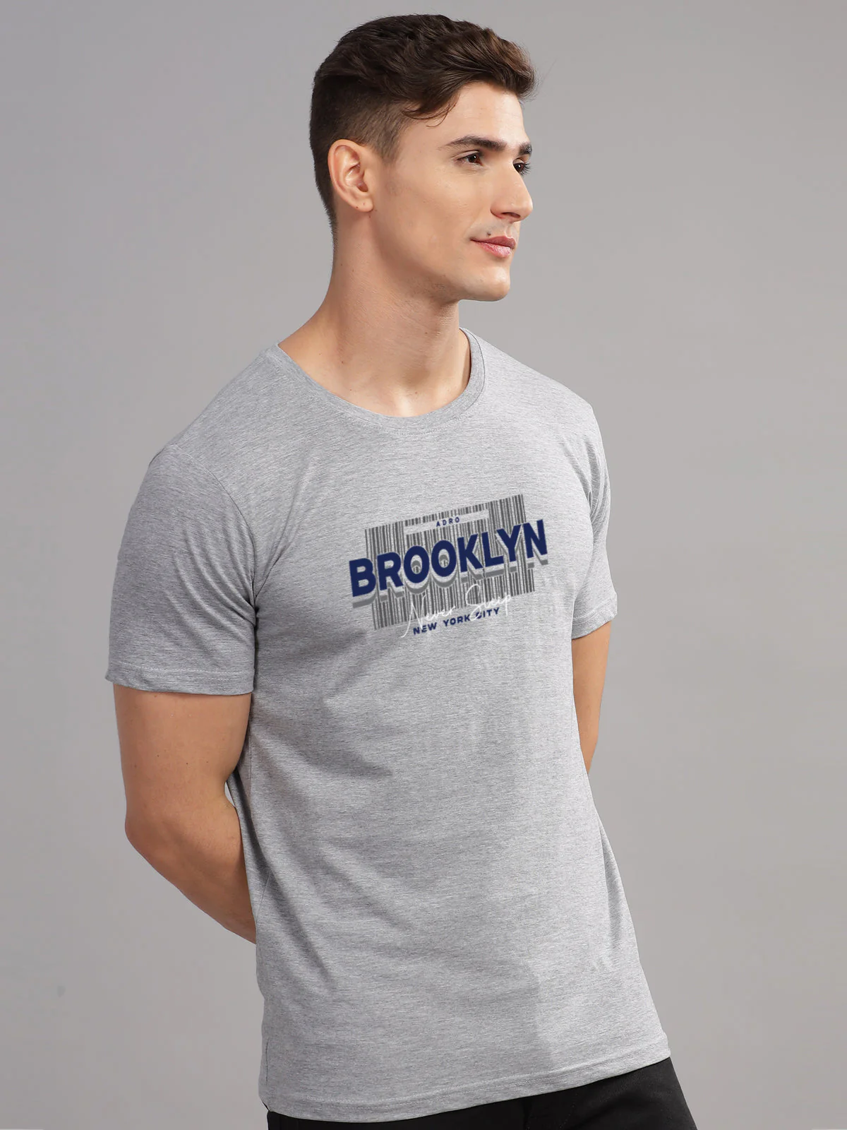Lycra Cotton Regular Fit T-Shirt - Image 18