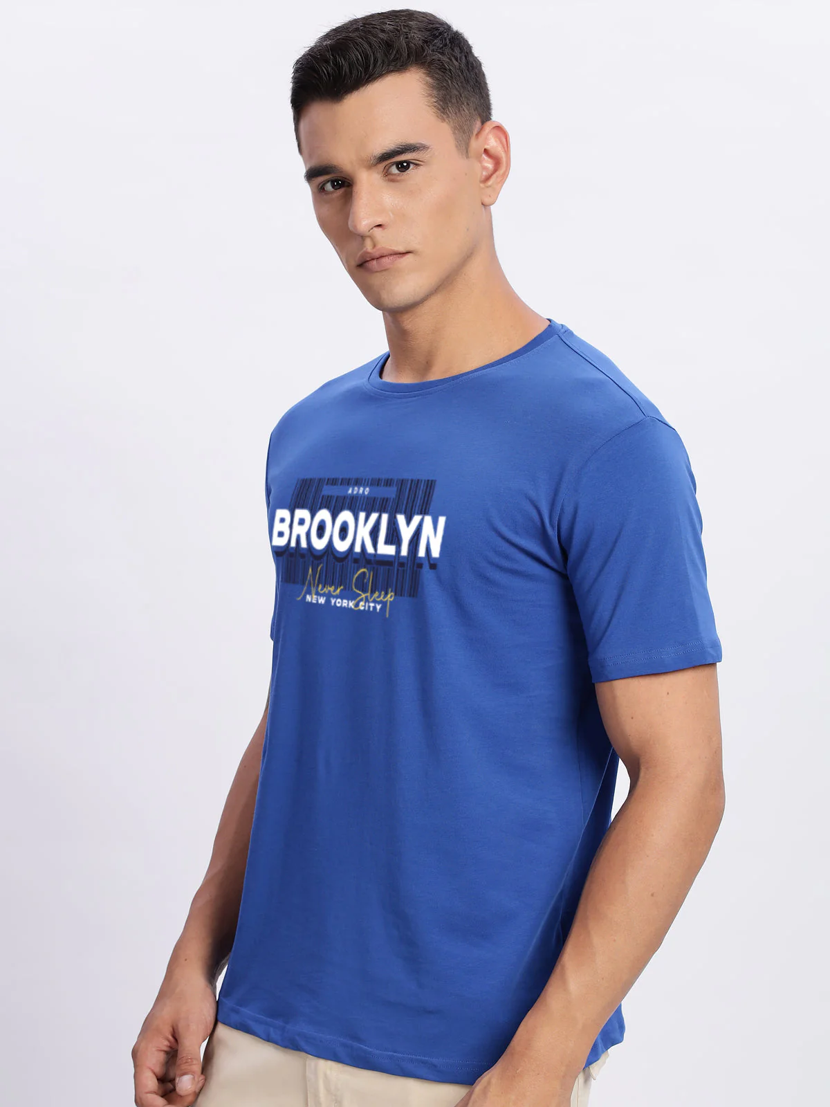 Lycra Cotton Regular Fit T-Shirt - Image 55