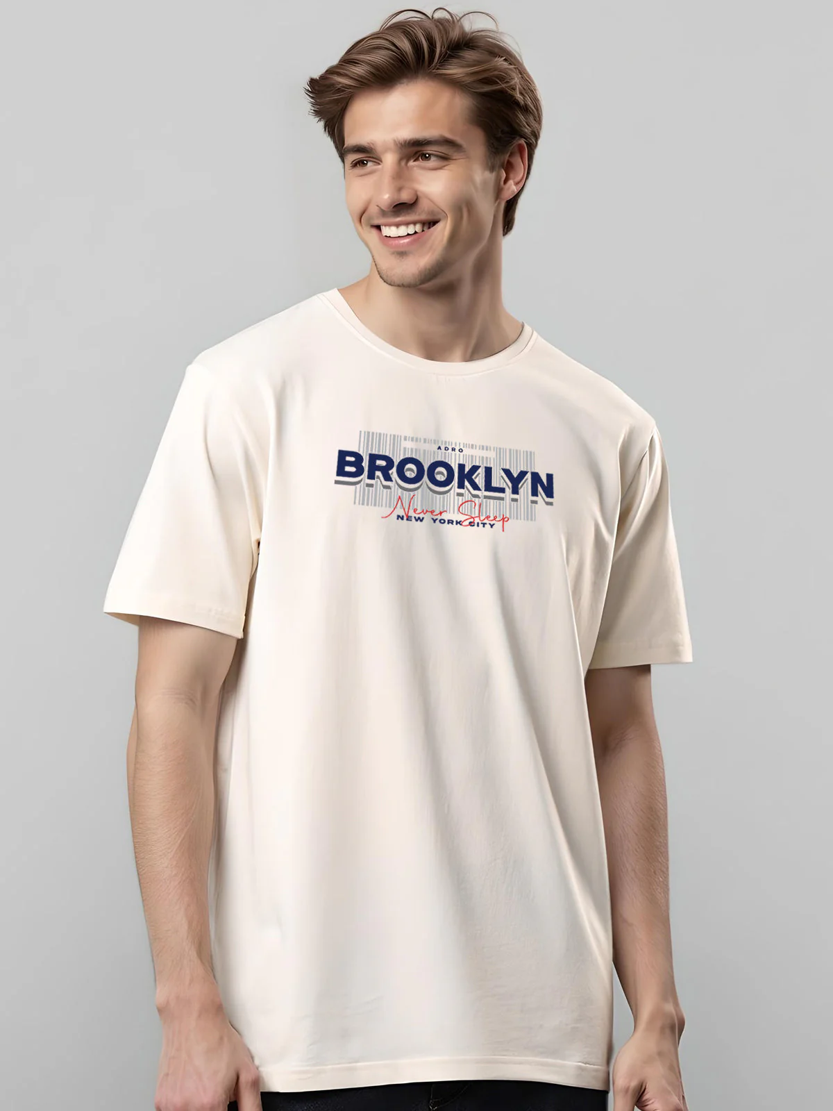 Lycra Cotton Regular Fit T-Shirt - Image 67
