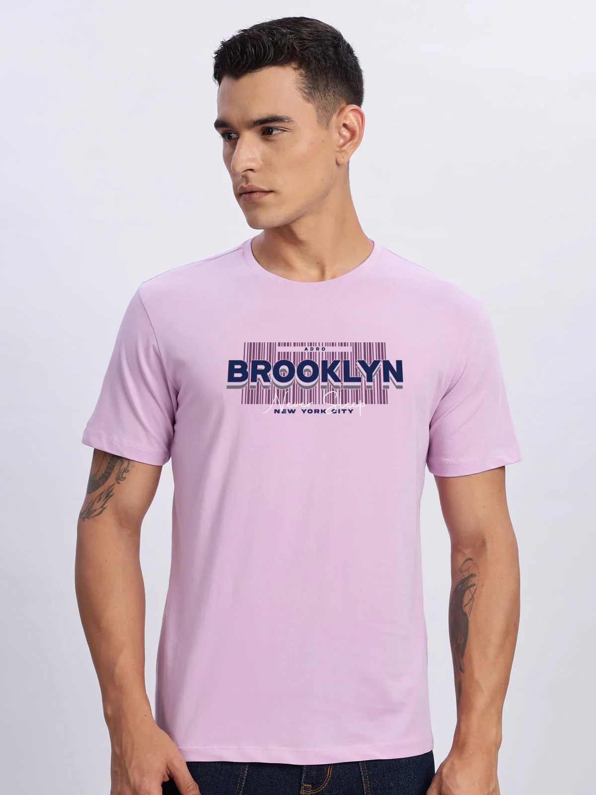 Lycra Cotton Regular Fit T-Shirt - Image 22