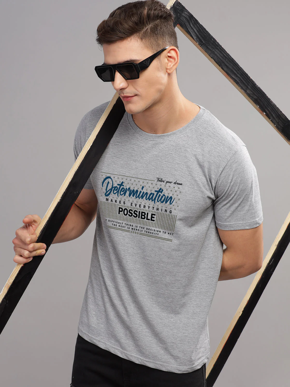 Lycra Cotton Regular Fit T-Shirt - Image 19