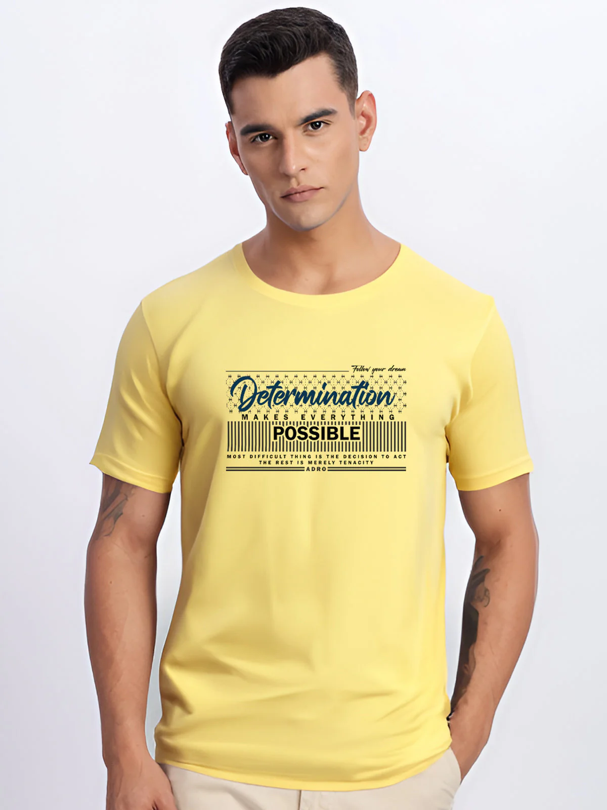 Lycra Cotton Regular Fit T-Shirt - Image 20