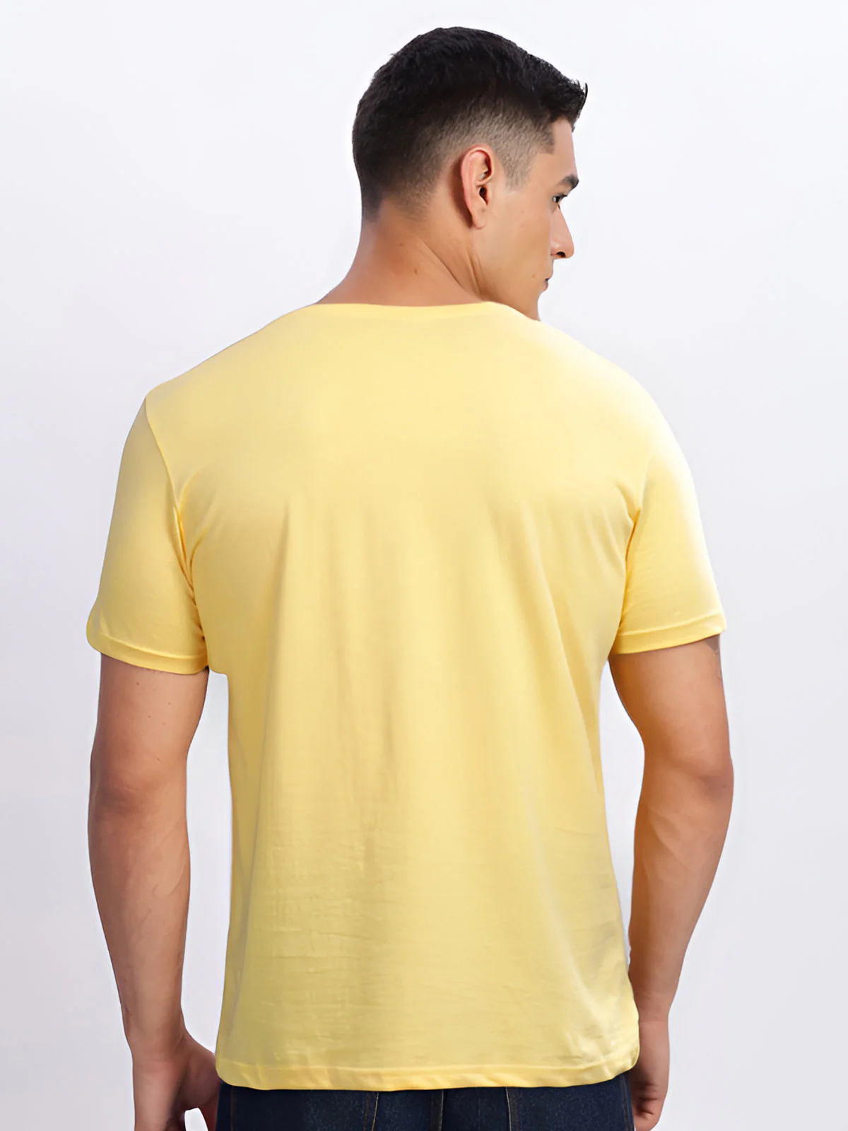 Lycra Cotton Regular Fit T-Shirt - Image 22