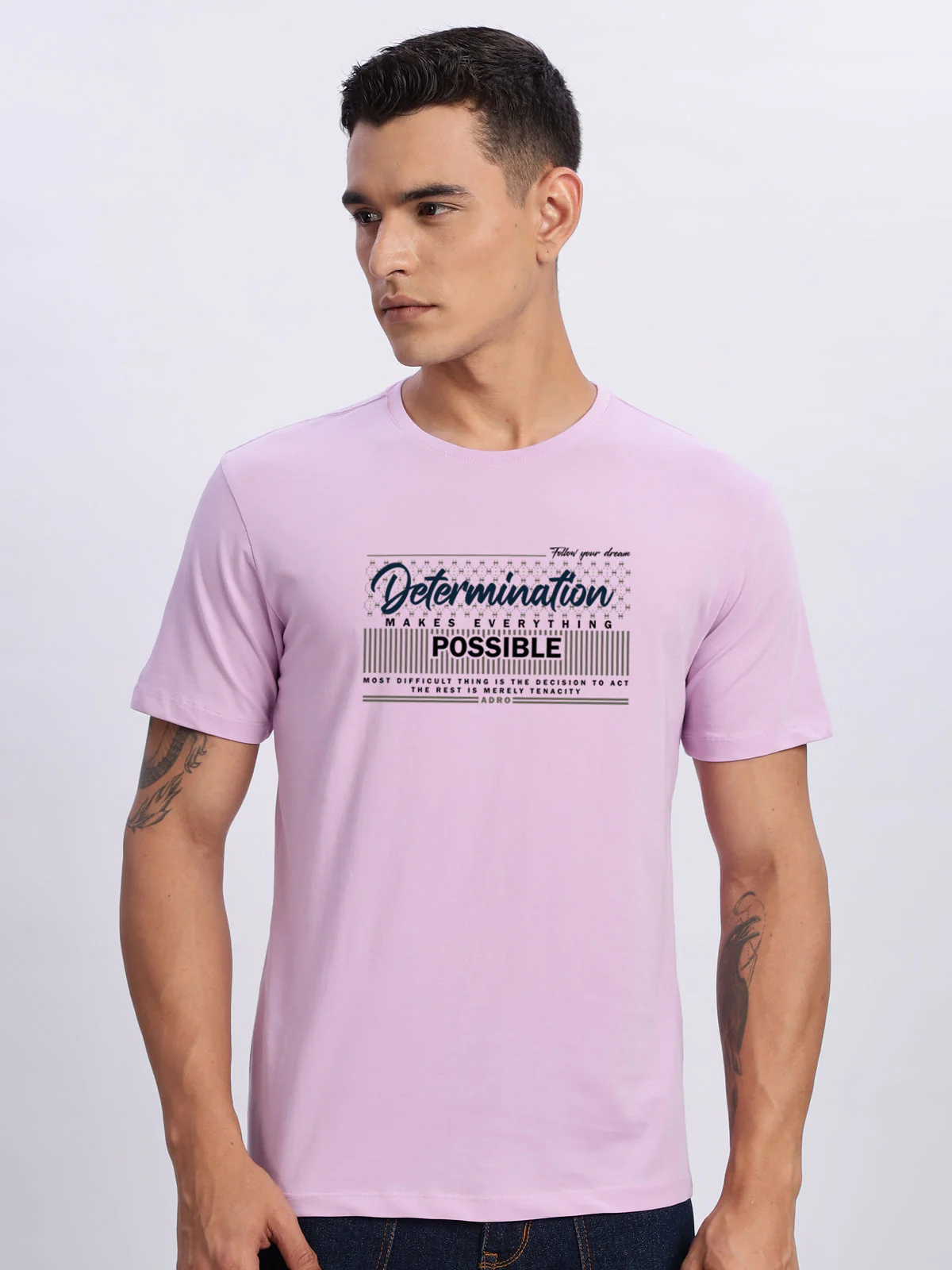 Lycra Cotton Regular Fit T-Shirt - Image 22