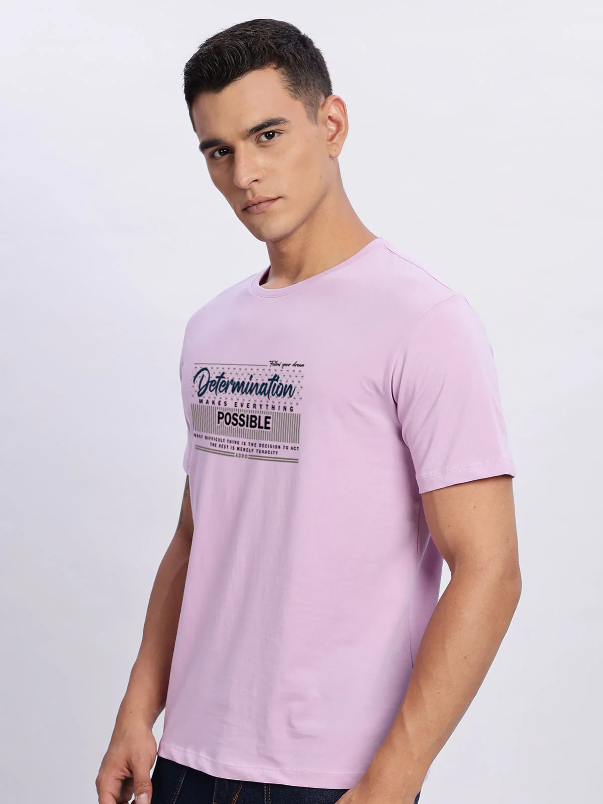 Lycra Cotton Regular Fit T-Shirt - Image 27