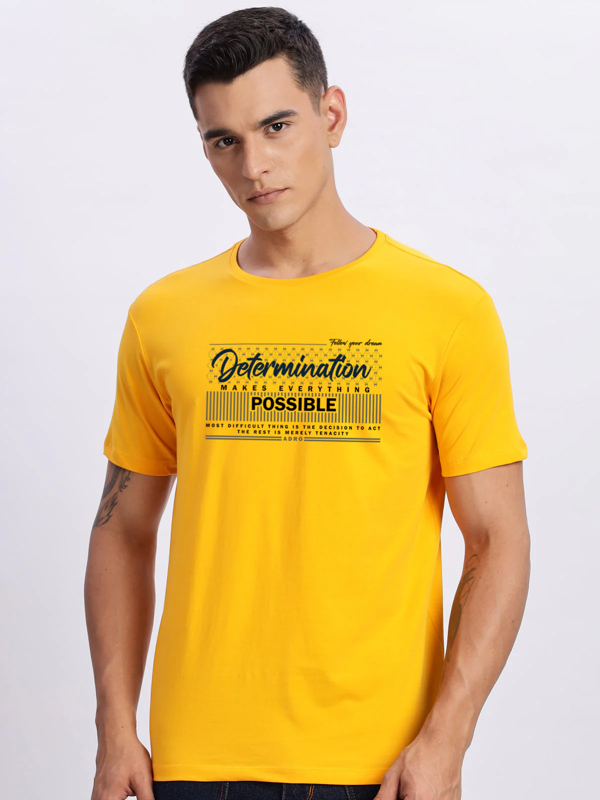 Lycra Cotton Regular Fit T-Shirt - Image 29