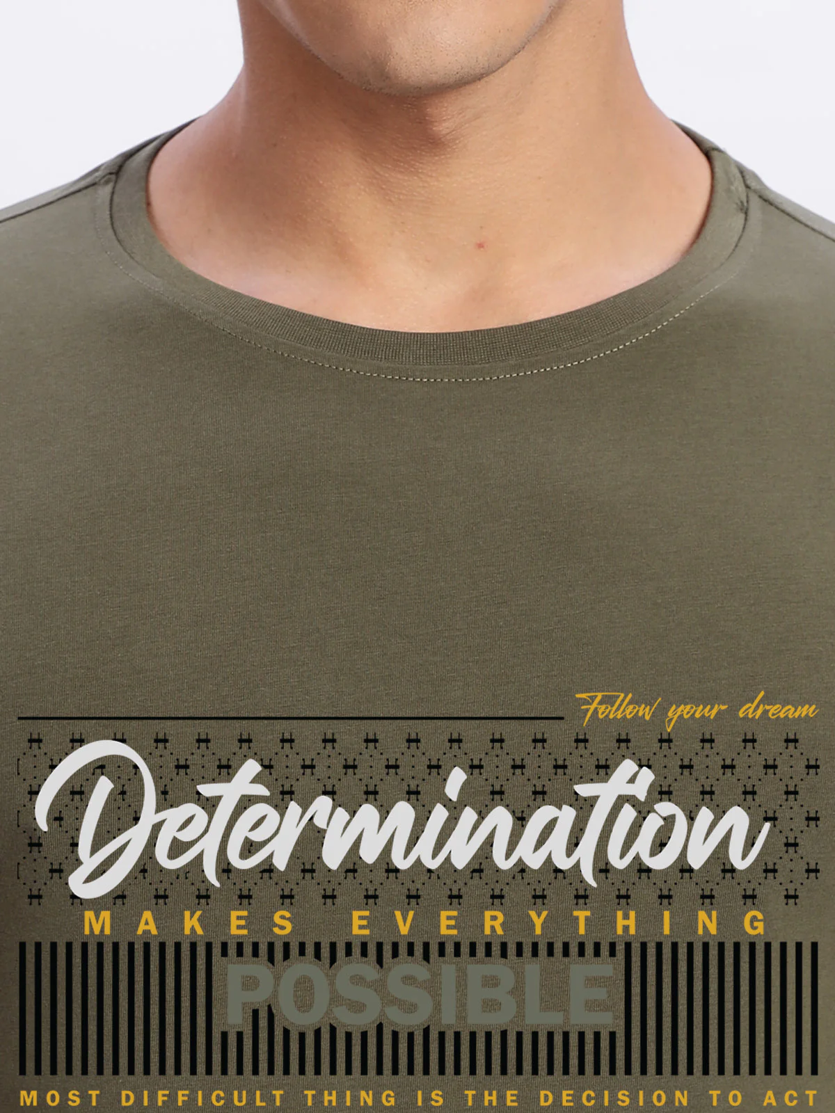 Lycra Cotton Regular Fit T-Shirt - Image 37