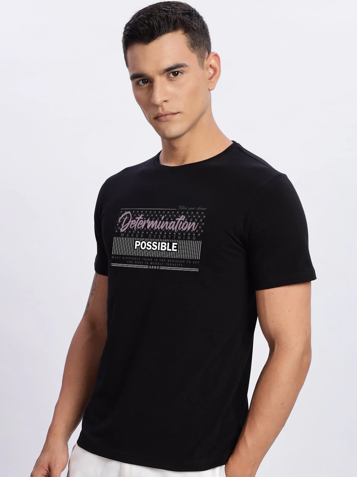 Lycra Cotton Regular Fit T-Shirt - Image 6