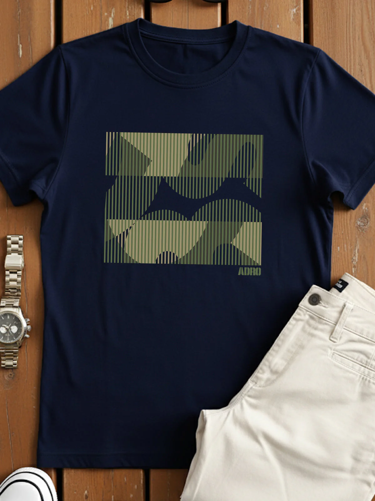 Cotton Lycra Casual Half Sleeve Round Neck Graphic Tee - Image 55