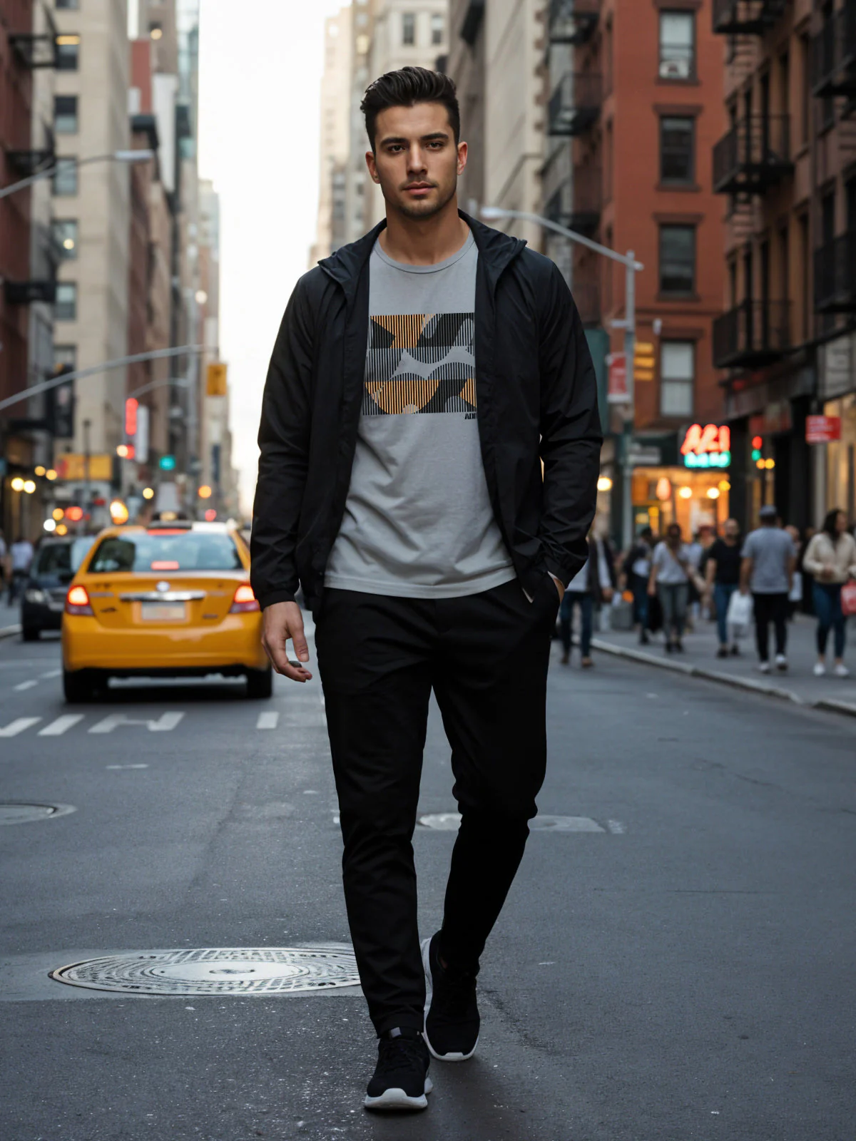 Cotton Lycra Casual Half Sleeve Round Neck Graphic Tee - Image 45