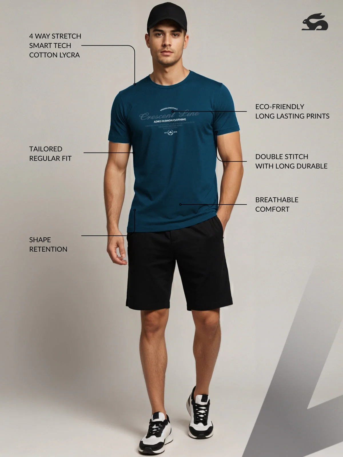 Casual Streetwear Graphic Tee - Image 24