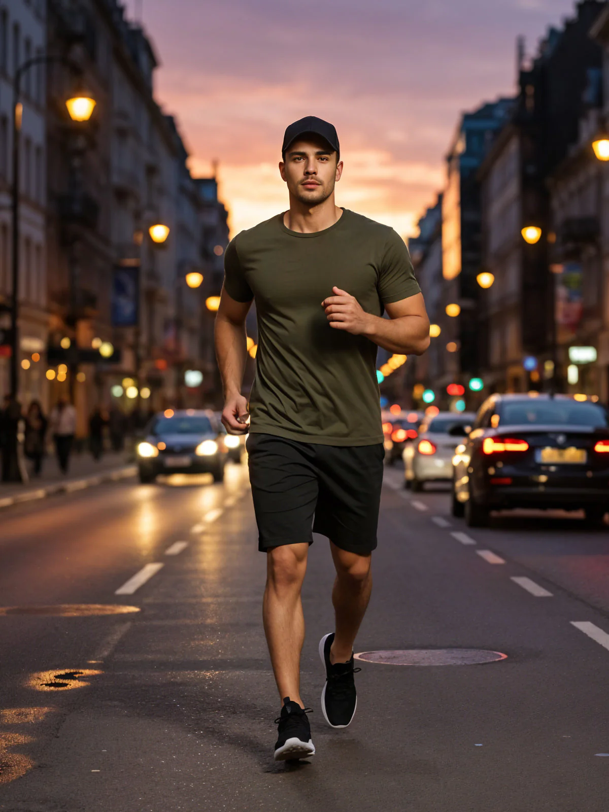 Classic Round Neck Half Sleeve Tee - Image 35