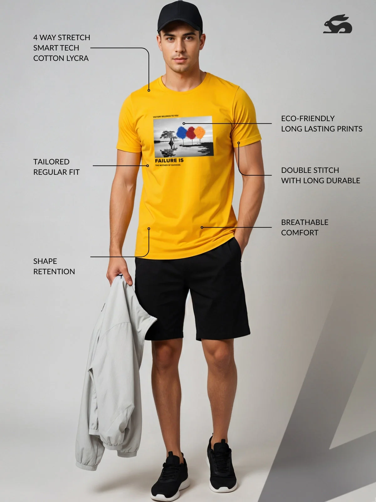 Regular Fit Motivational Quote T-Shirt - Image 24