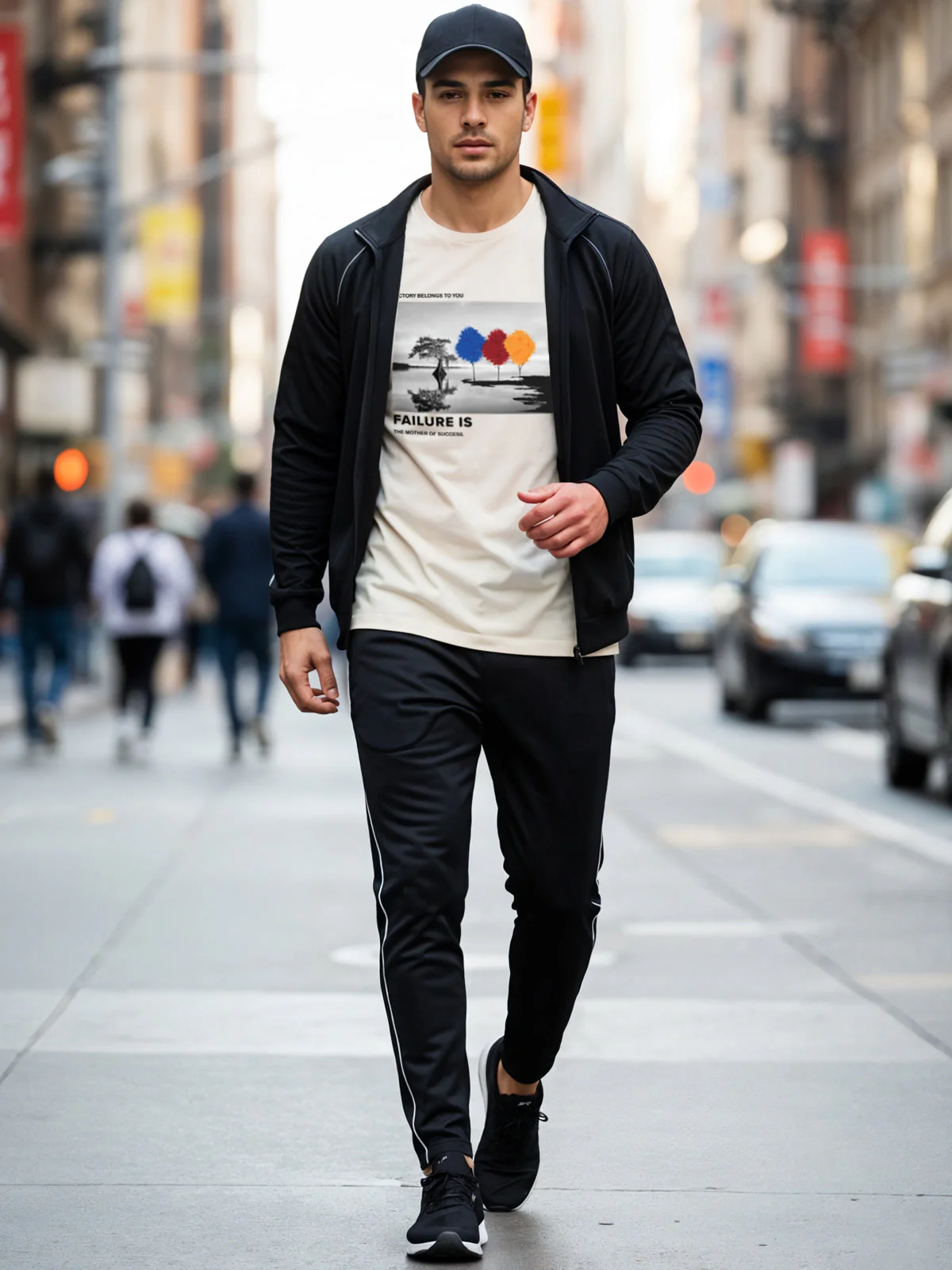 Regular Fit Motivational Quote T-Shirt - Image 42
