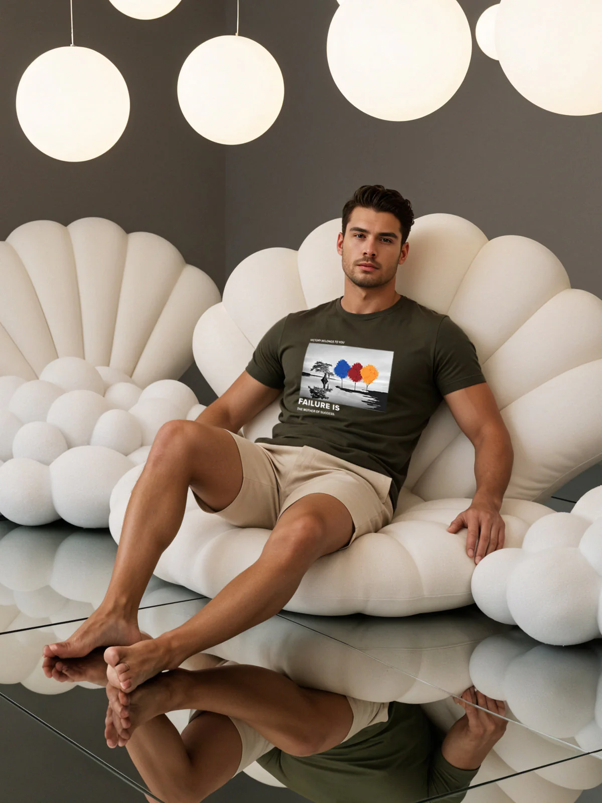 Regular Fit Motivational Quote T-Shirt - Image 49