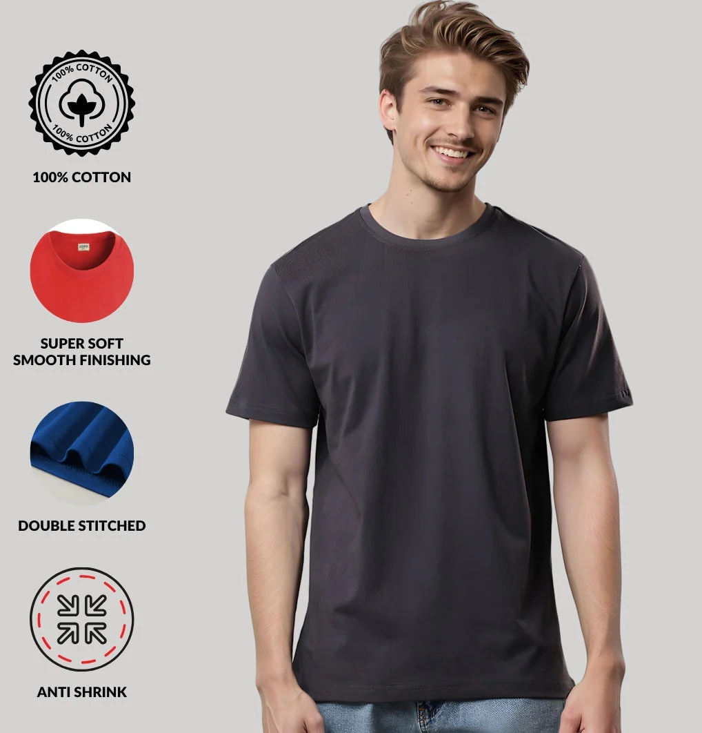 Solid Cotton 4 way T-Shirts - Image 14