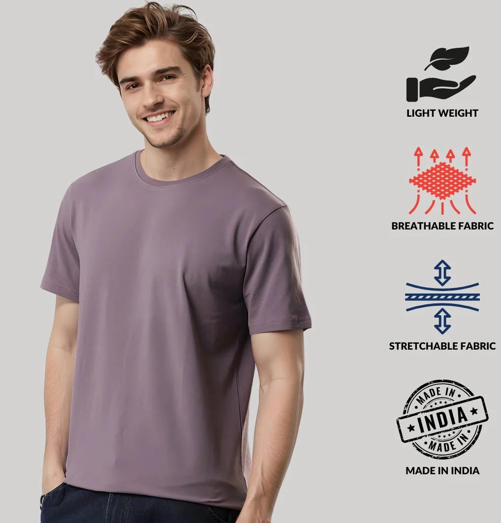 Solid Cotton 4 way T-Shirts - Image 28