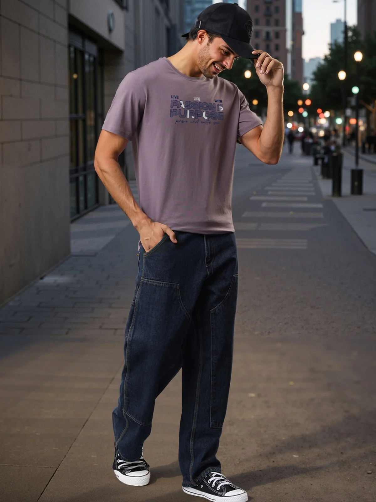 Lycra Cotton Regular Fit T-Shirt - Image 21