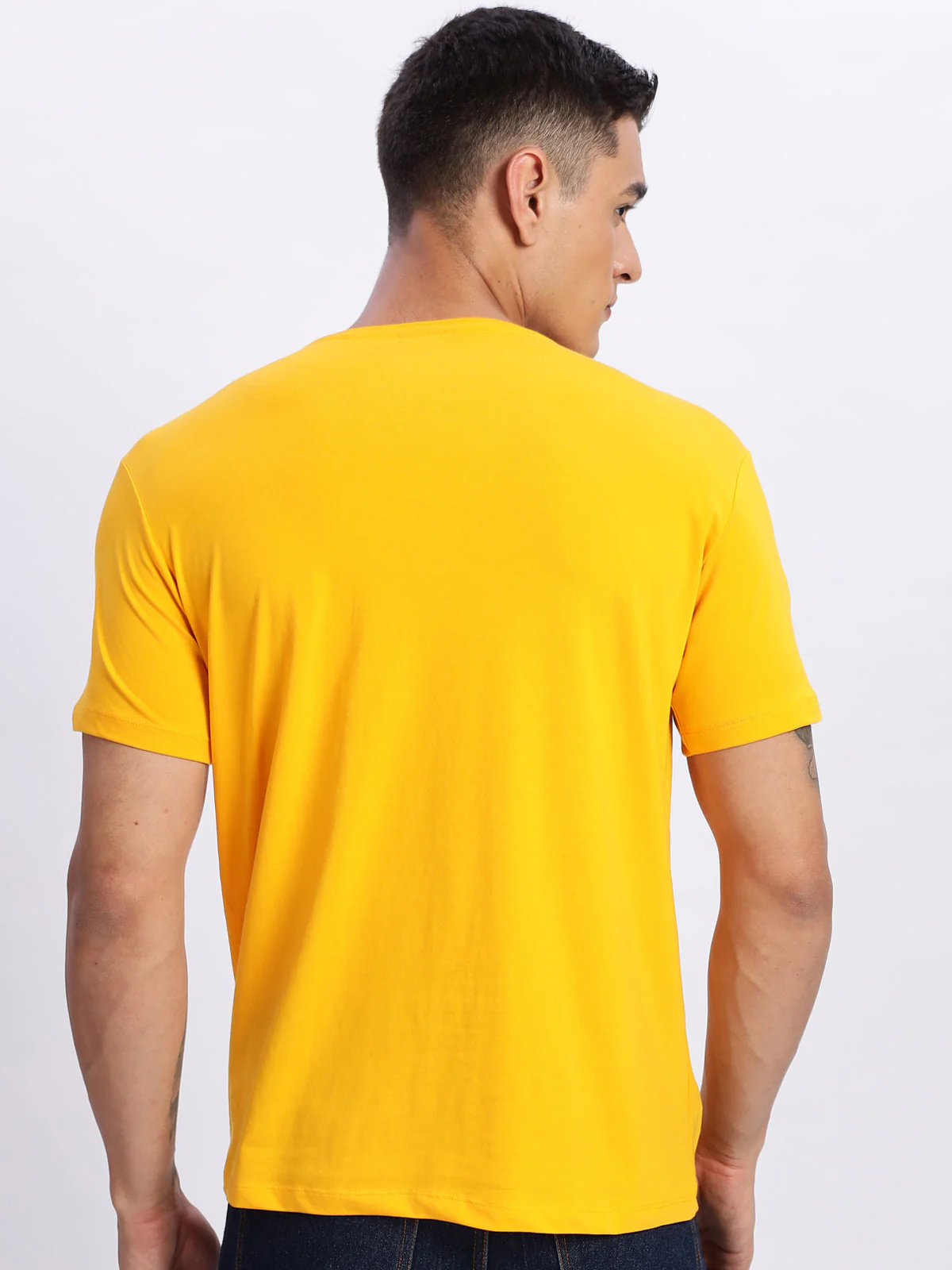 Lycra Cotton Regular Fit T-Shirt - Image 31