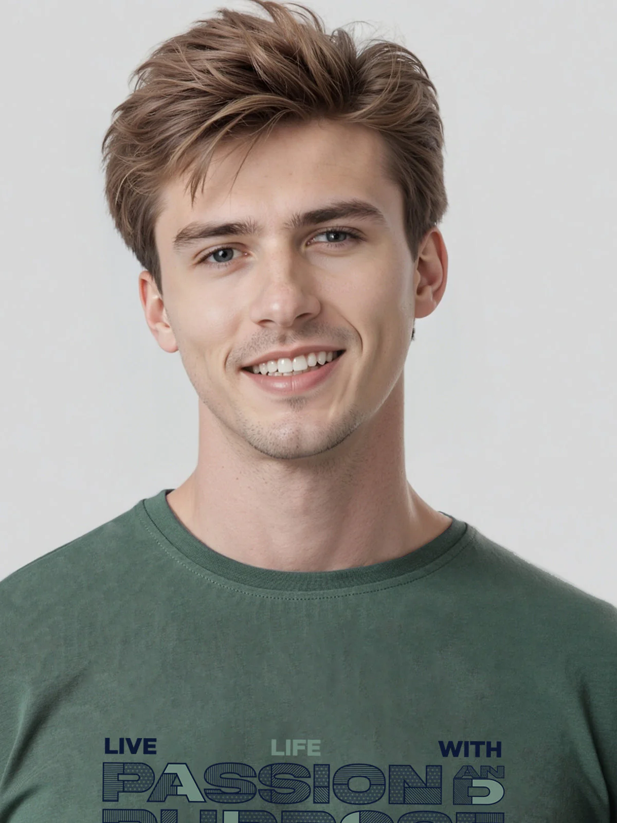 Lycra Cotton Regular Fit T-Shirt - Image 9