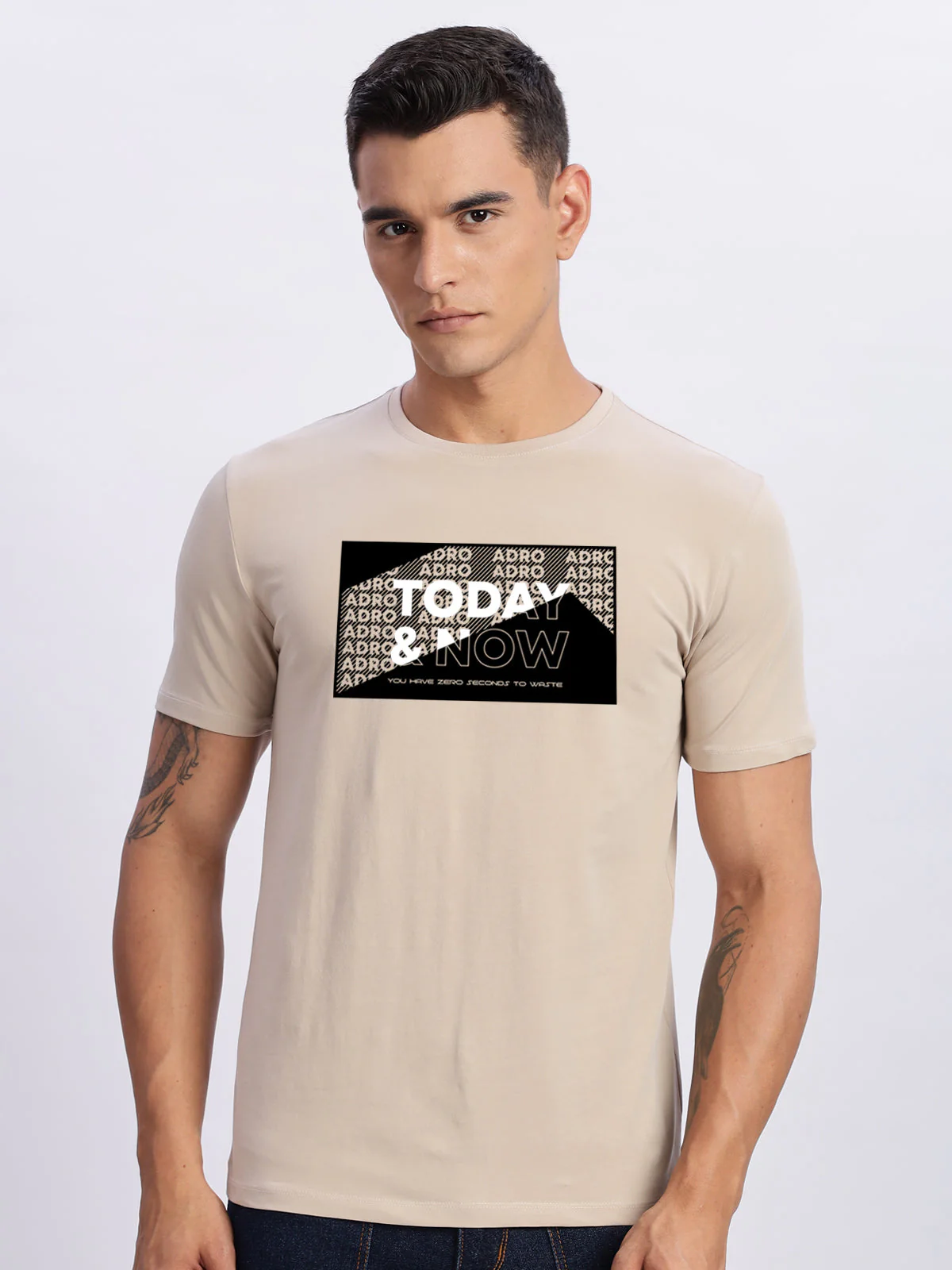 Lycra Cotton Regular Fit T-Shirt