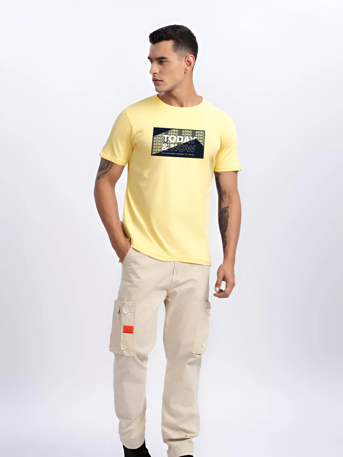 Lycra Cotton Regular Fit T-Shirt - Image 25