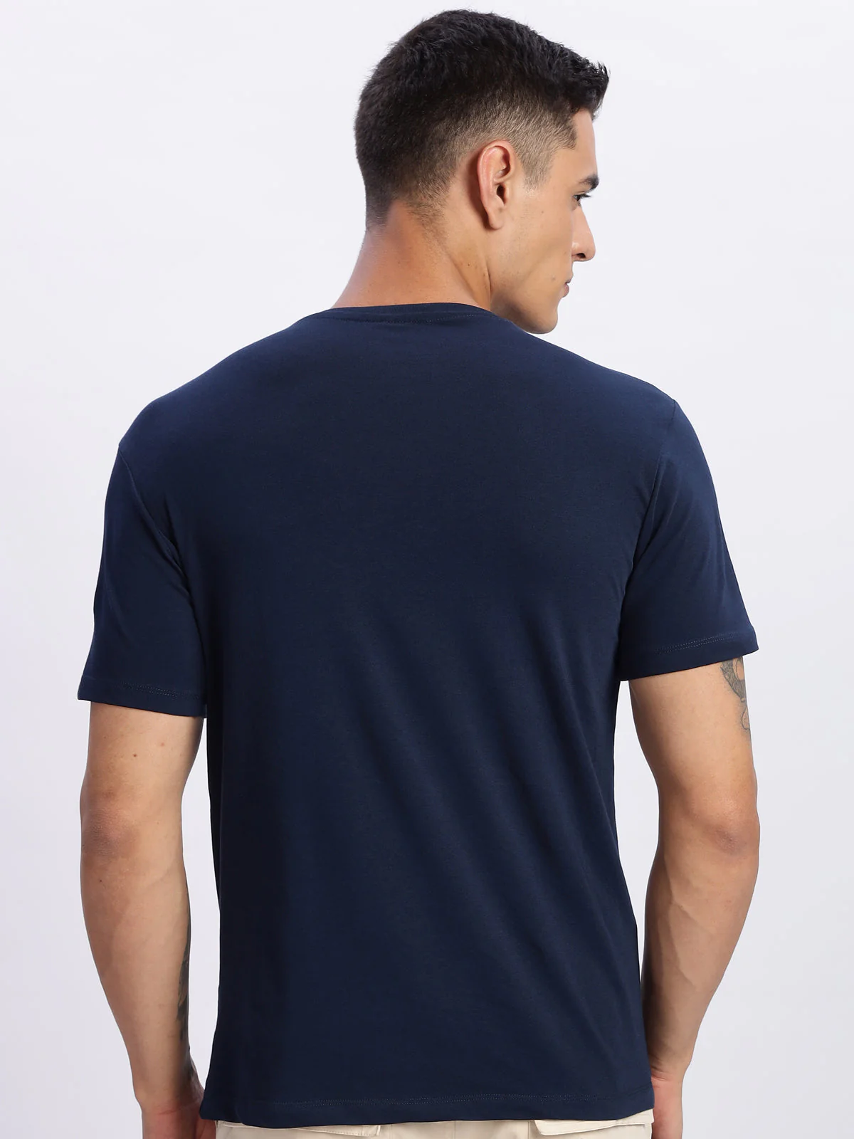 Lycra Cotton Regular Fit T-Shirt - Image 36
