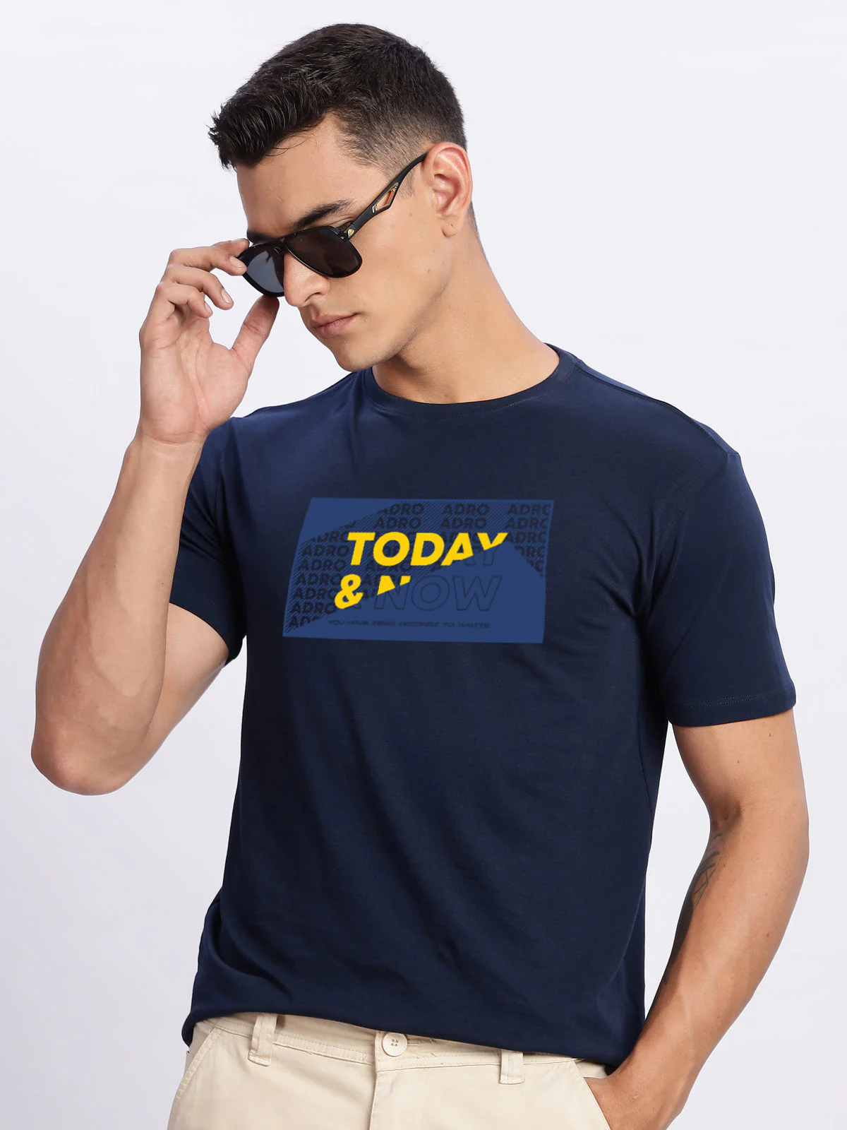 Lycra Cotton Regular Fit T-Shirt - Image 40